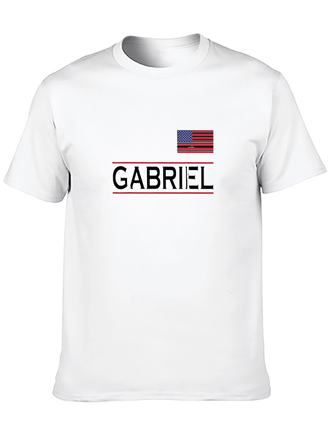Black Patriotic Gabriel T-Shirt view 10