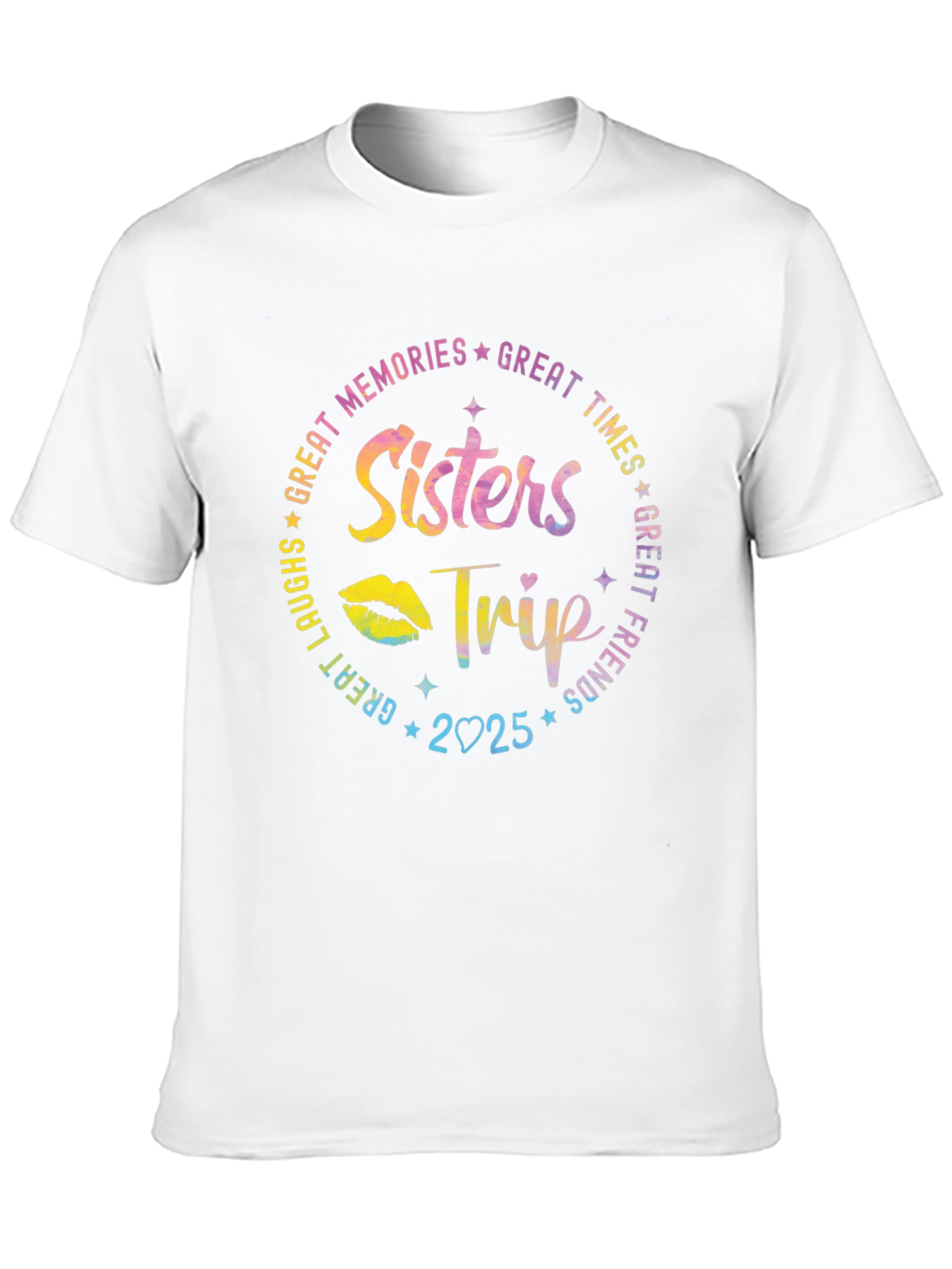 Sisters Trip 2025 Black Graphic T-Shirt - 10