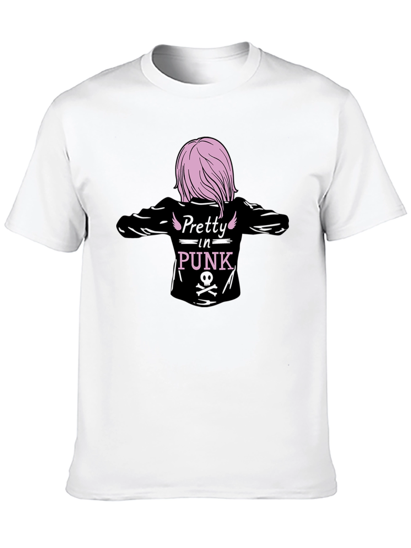 Black Pretty in Punk Graphic T-Shirt view 10