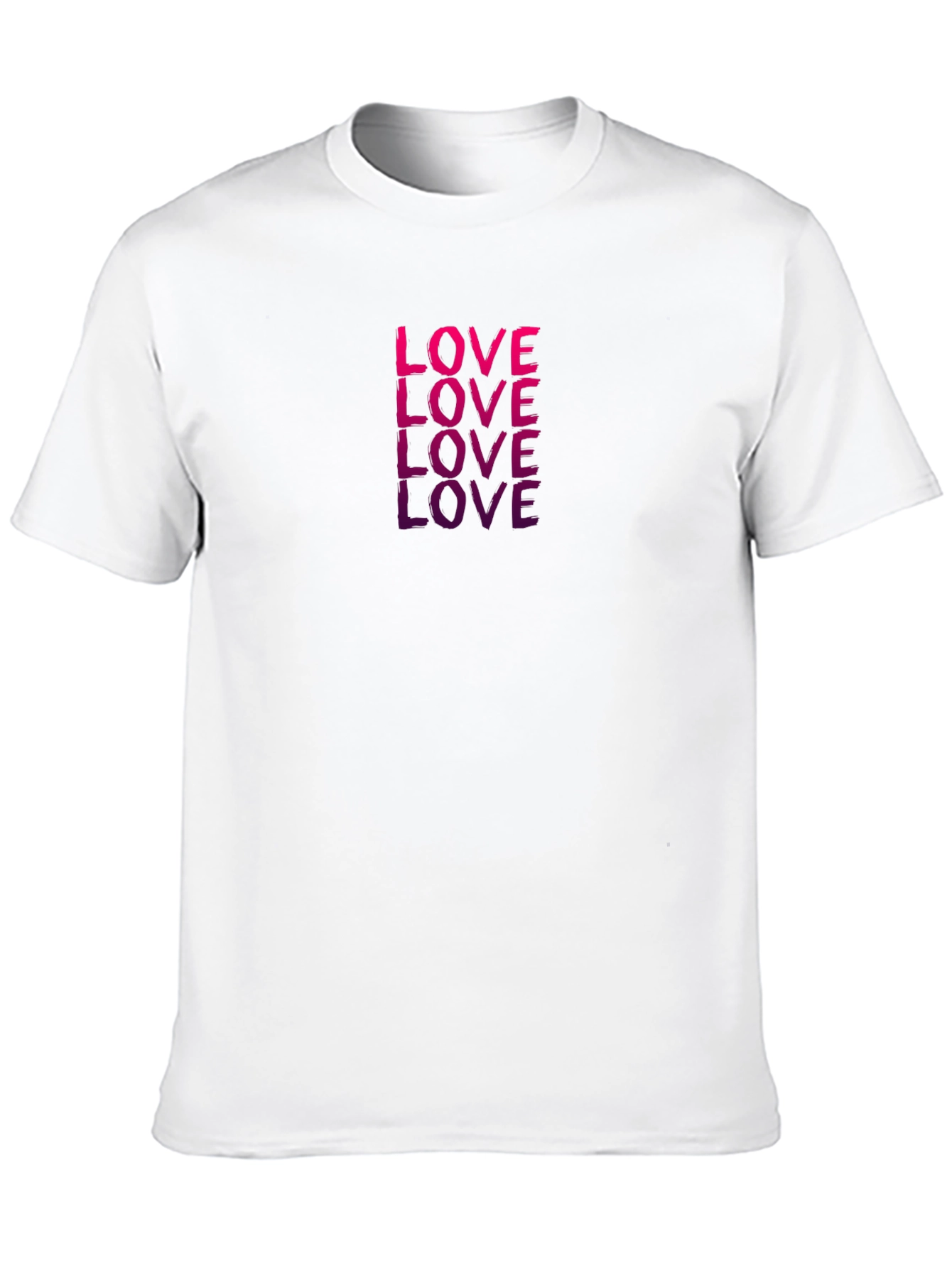 Black Love Graphic Print Tee - Black Short Sleeve T-Shirt view 10