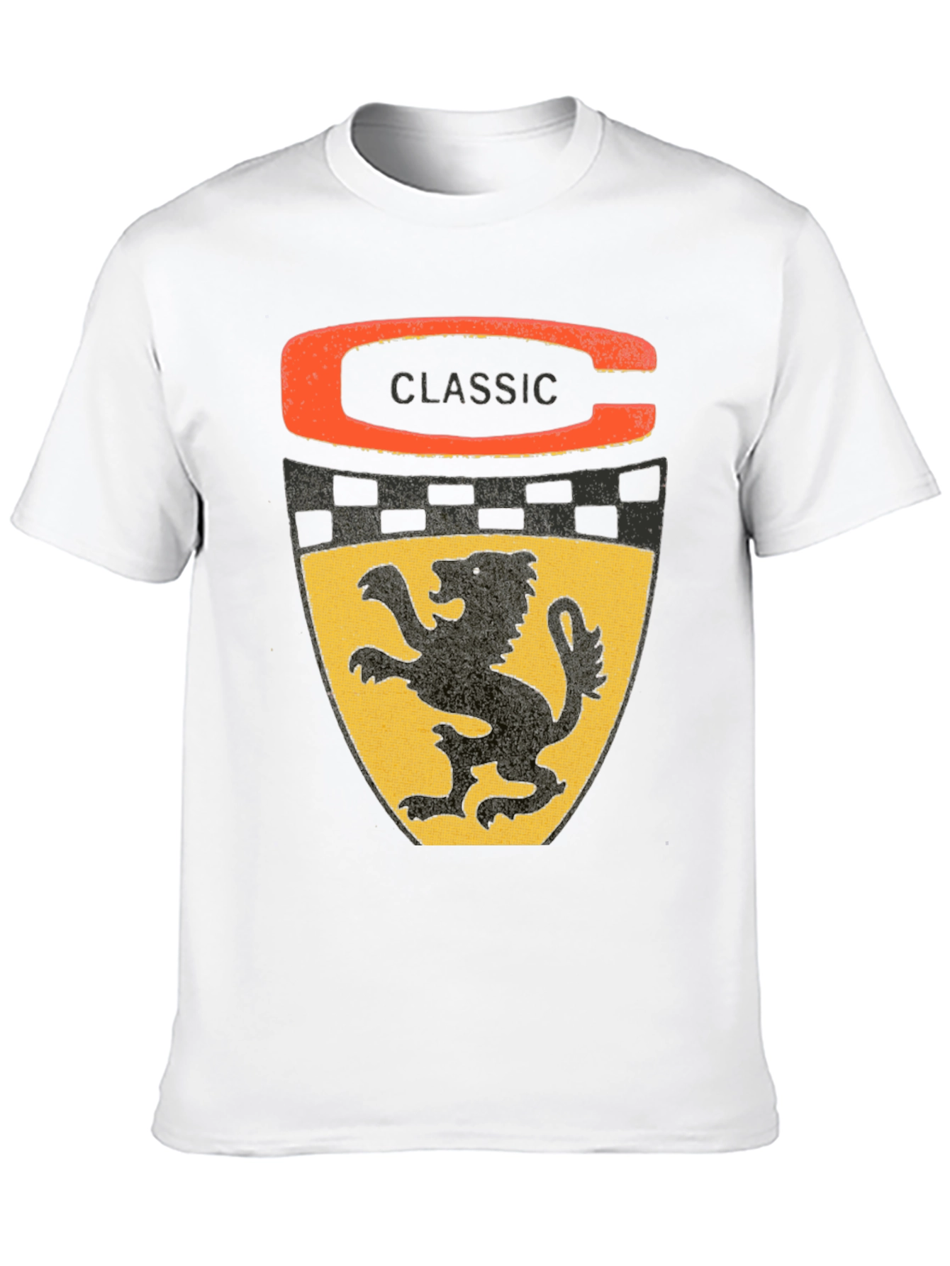 Black Classic Lion Shield Graphic Tee - Stylish Black T-Shirt view 10