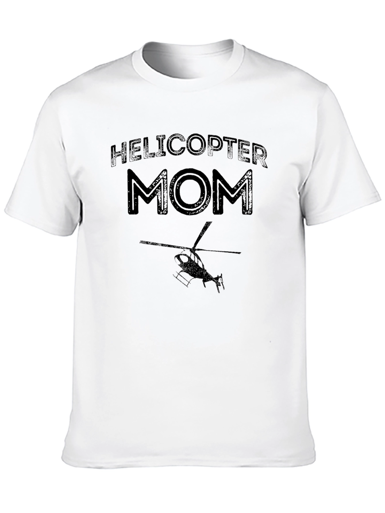 Black Helicopter Mom Black T-Shirt - Novelty Graphic Tee view 10