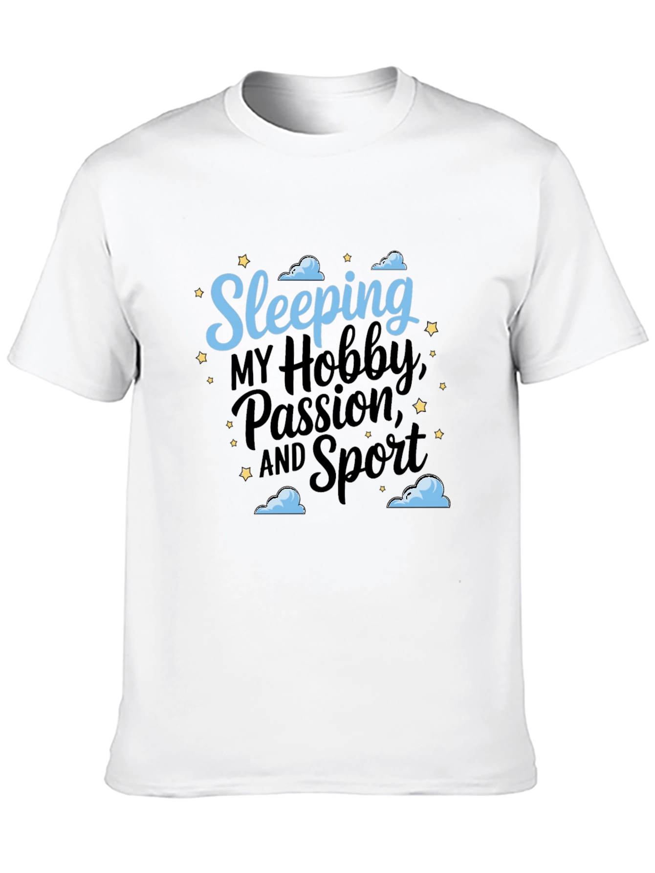 Black Sleeping Hobby Passion Sport Black T-Shirt view 10