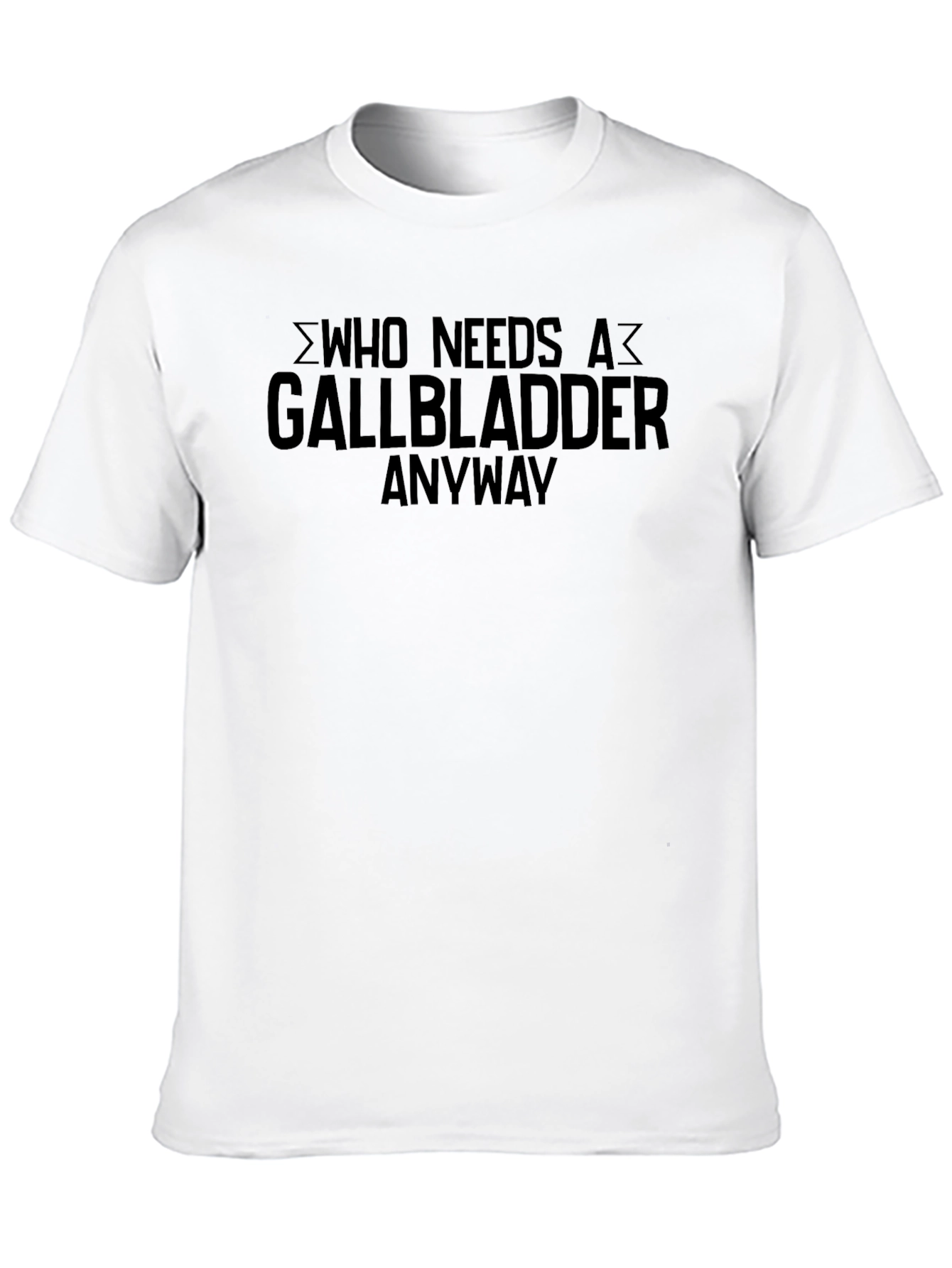 Black Gallbladder Humor T-Shirt view 10