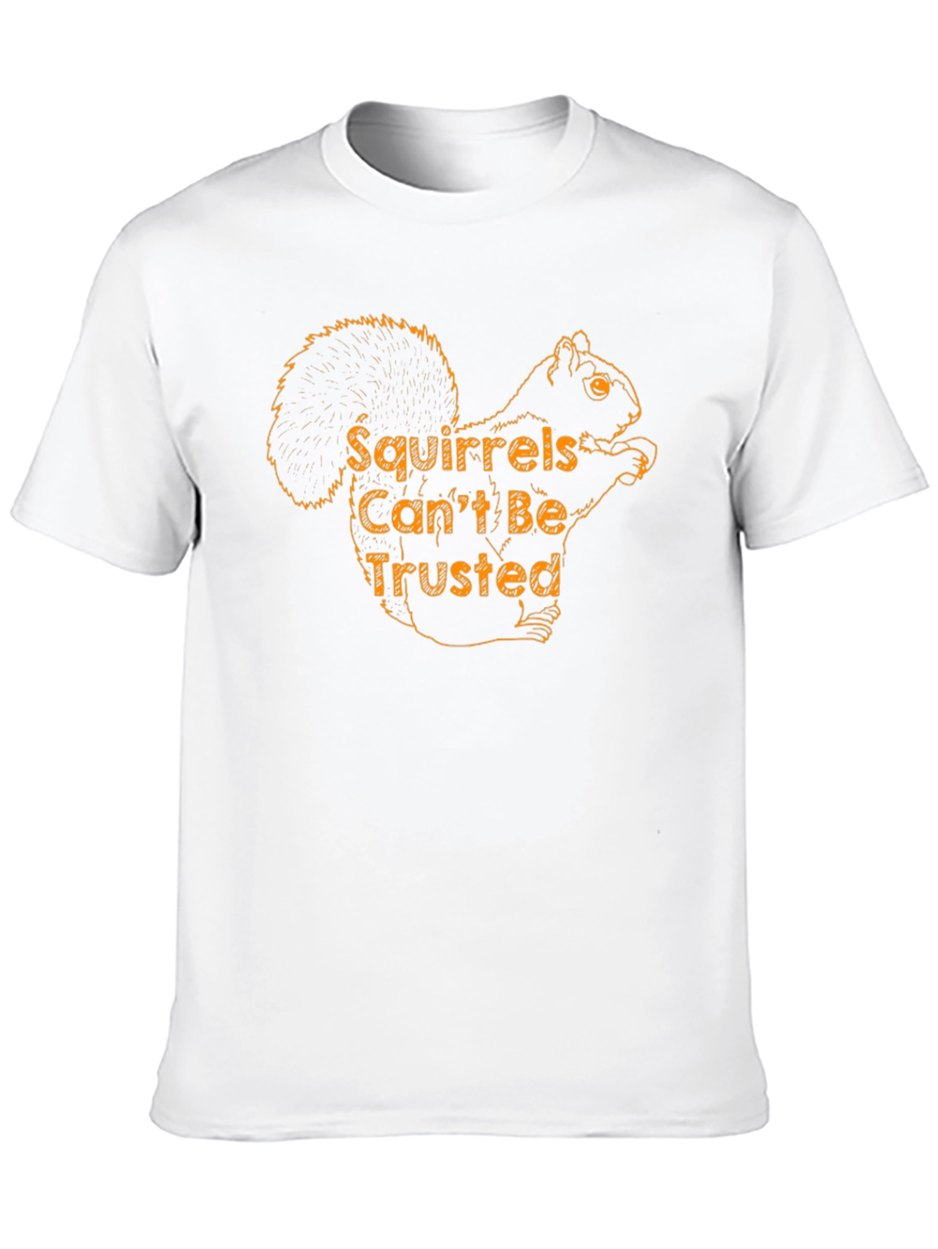 Black Squirrels Can't Be Trusted T-Shirt - Funny Squirrel Tee view 10