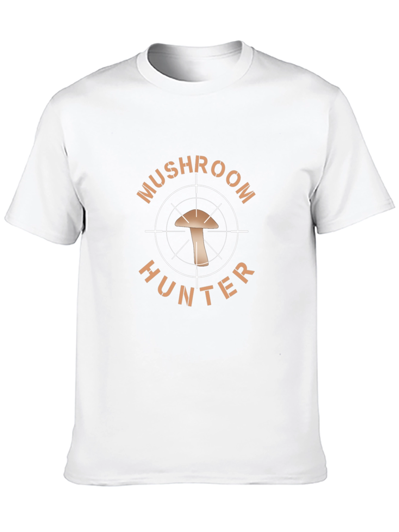 Black Mushroom Hunter T-Shirt - Novelty Graphic Tee view 10