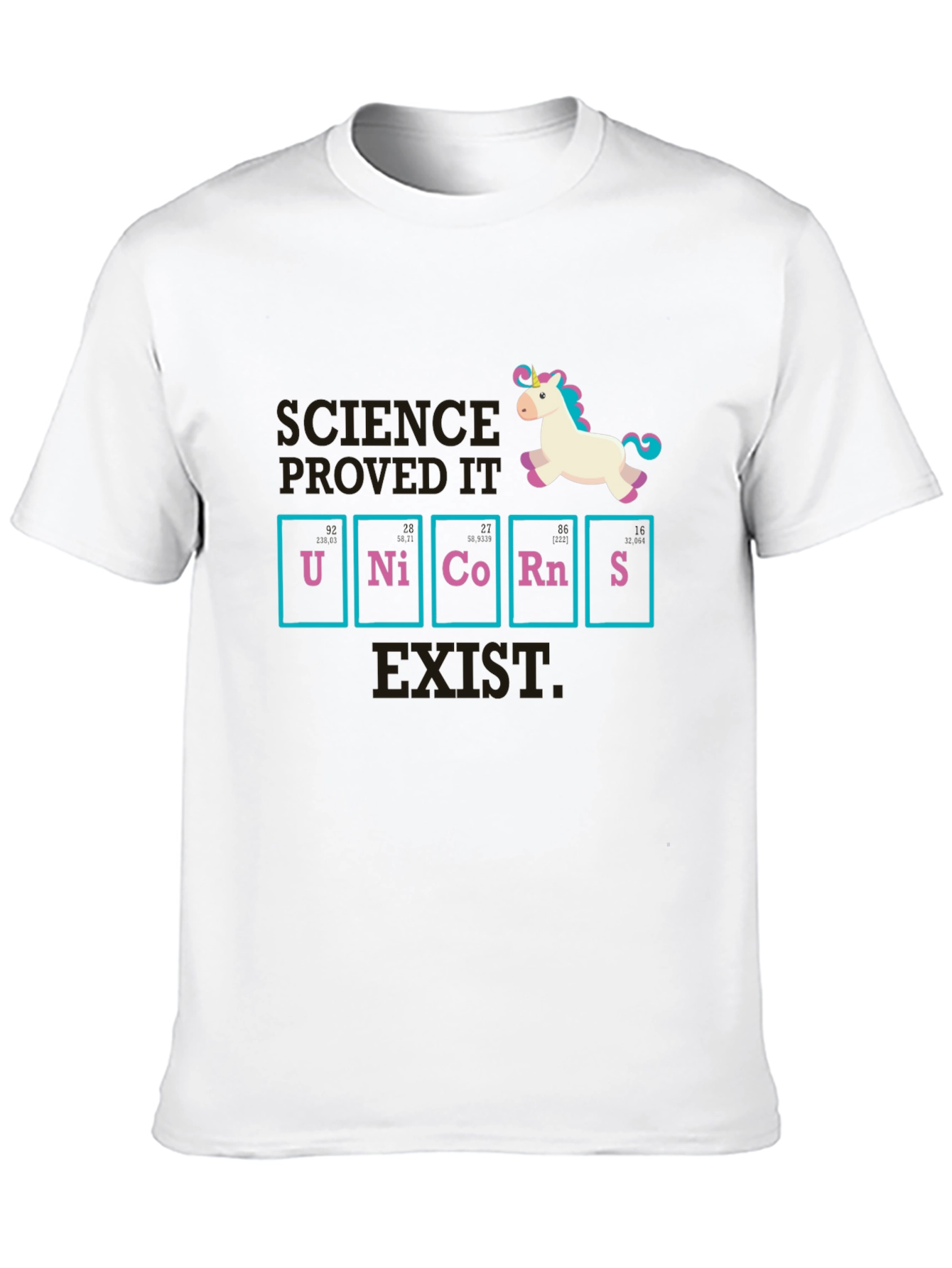 Black Science Proved It Unicorns Exist T-Shirt view 10