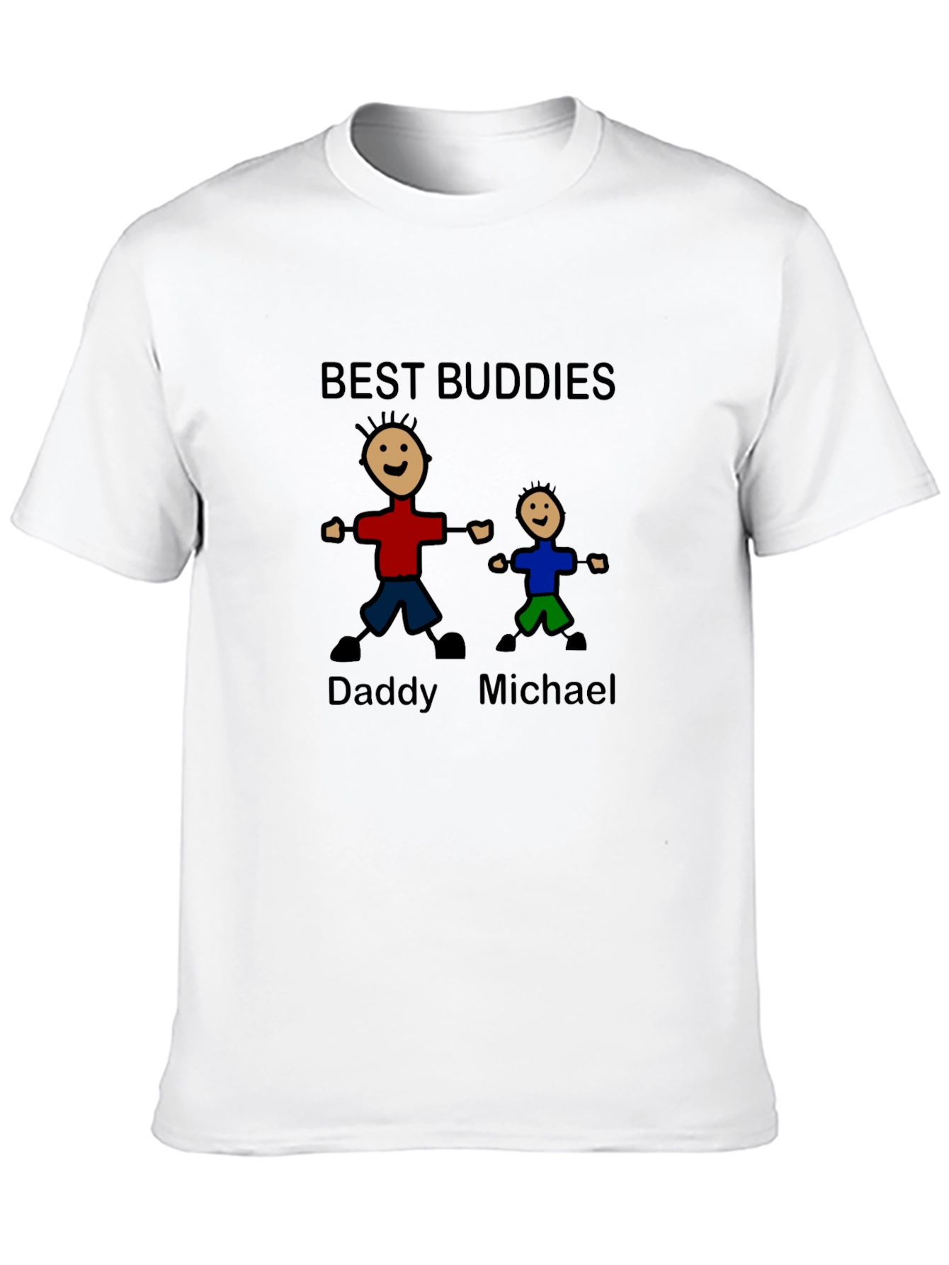 Best Buddies Daddy & Michael Graphic T-Shirt - 10