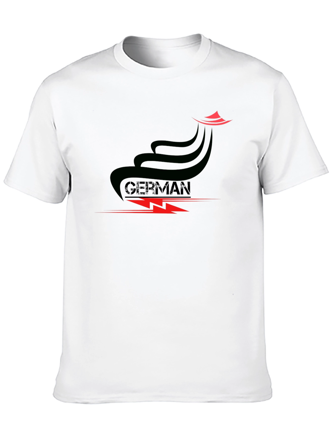 Black German Style Black Graphic Tee view 10