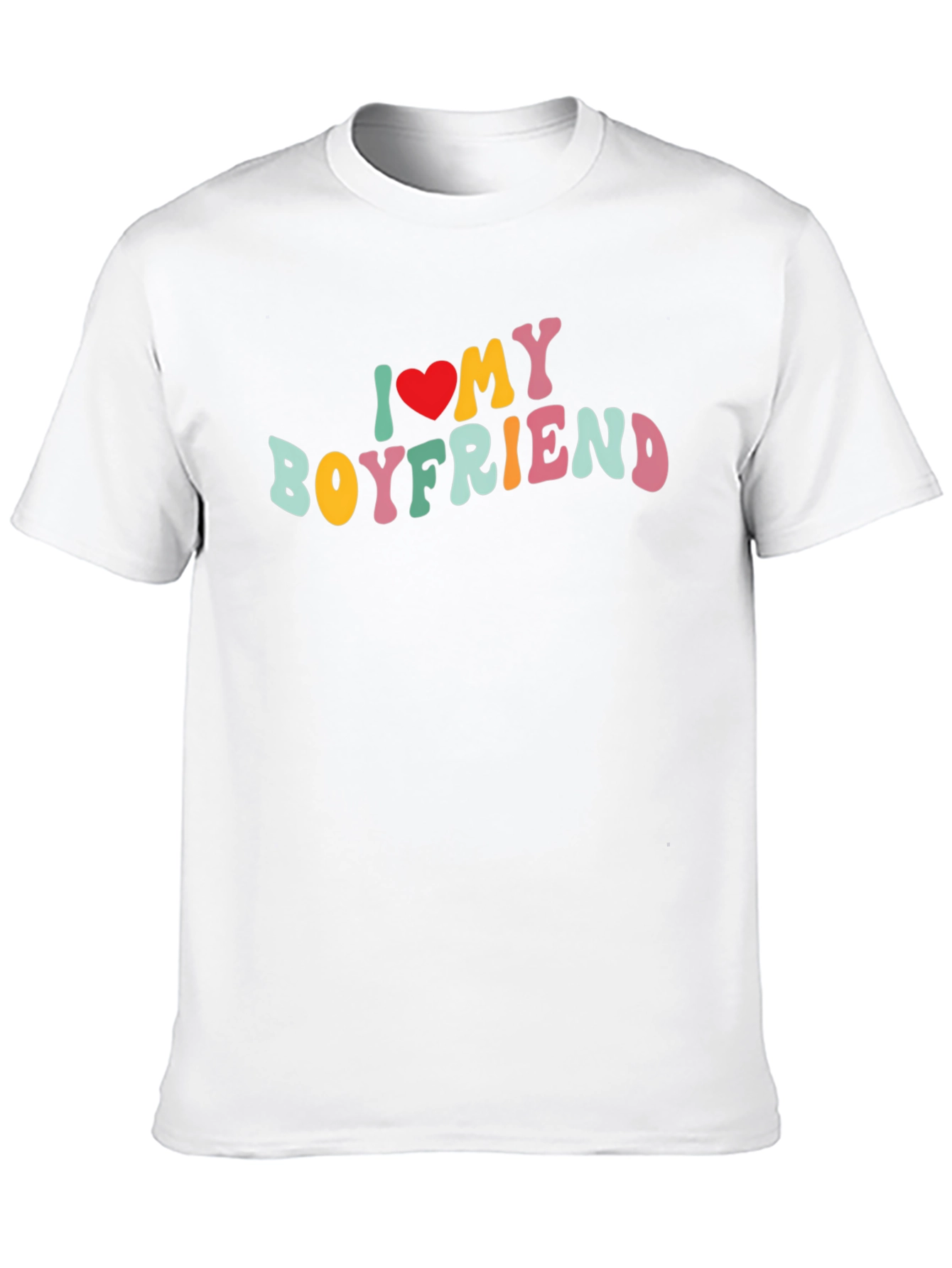 Black I Love My Boyfriend Graphic Tee - Fun, Casual Style view 10
