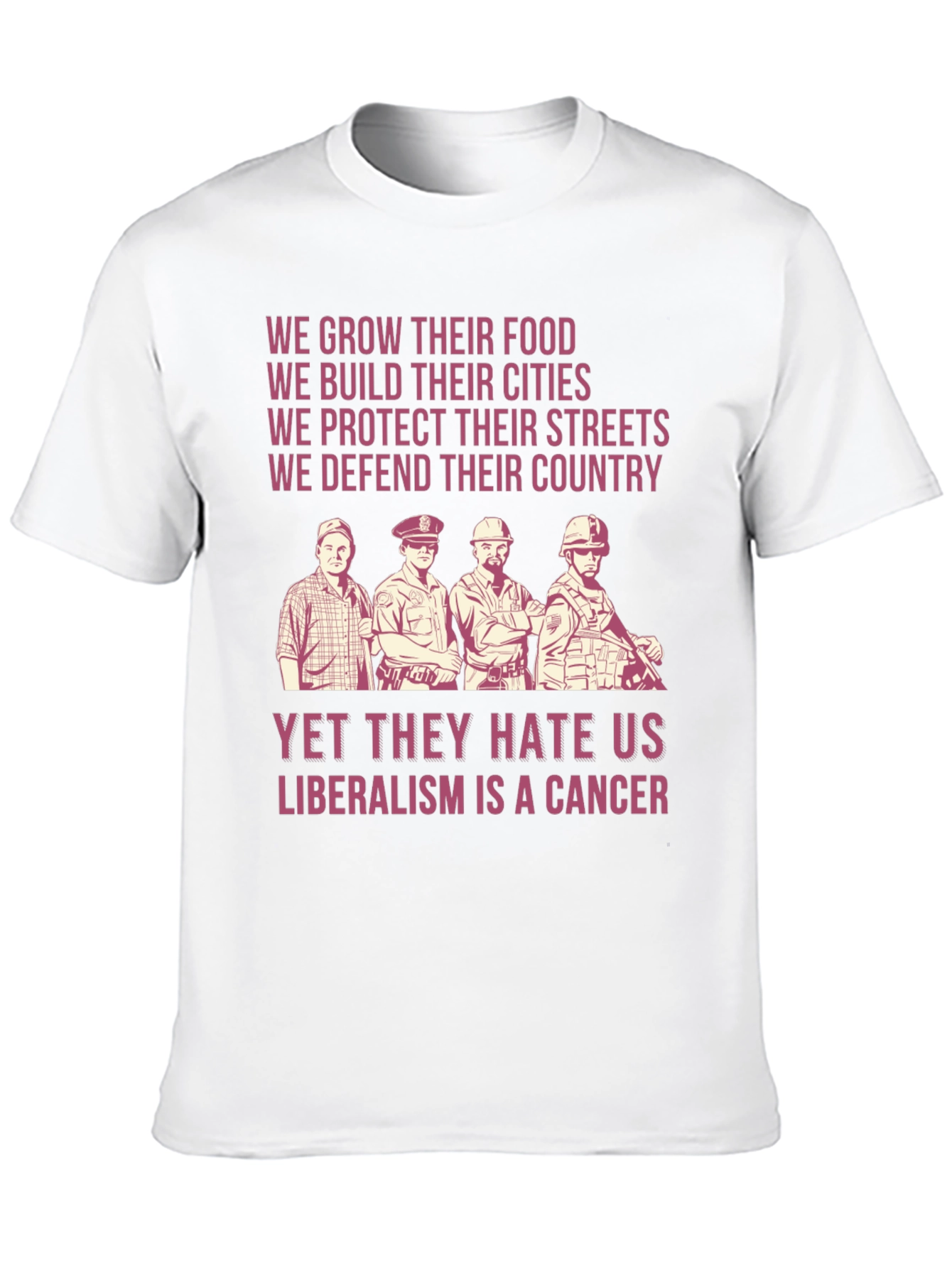 Black We Grow Their Food Graphic T-Shirt view 10