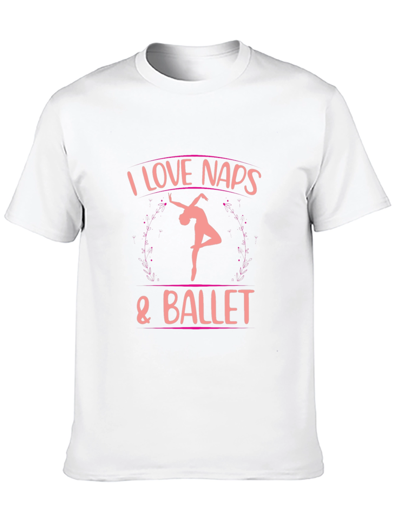 Black I Love Naps & Ballet Graphic T-Shirt view 10