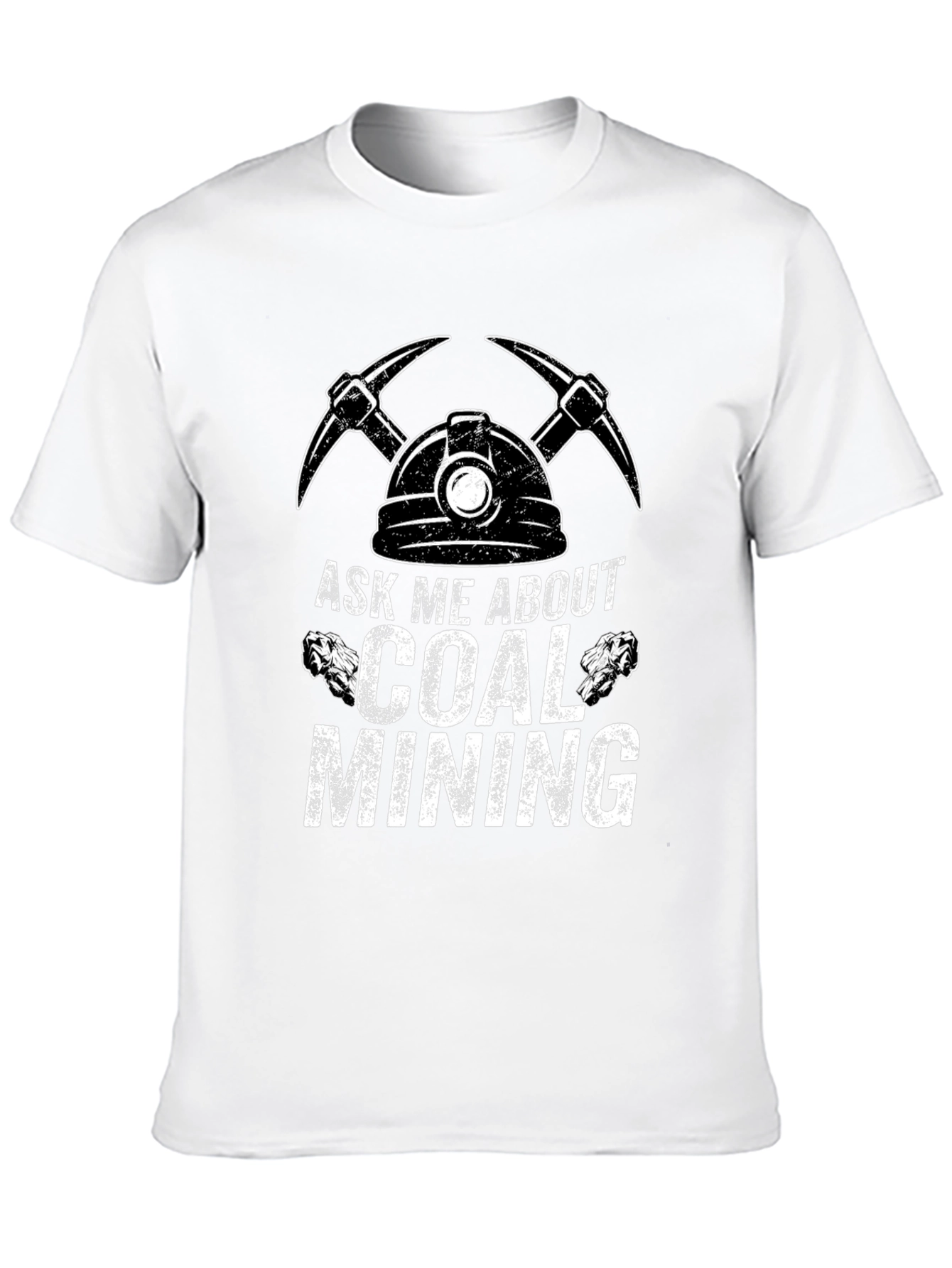 Black Ask Me About Coal Mining T-Shirt view 10