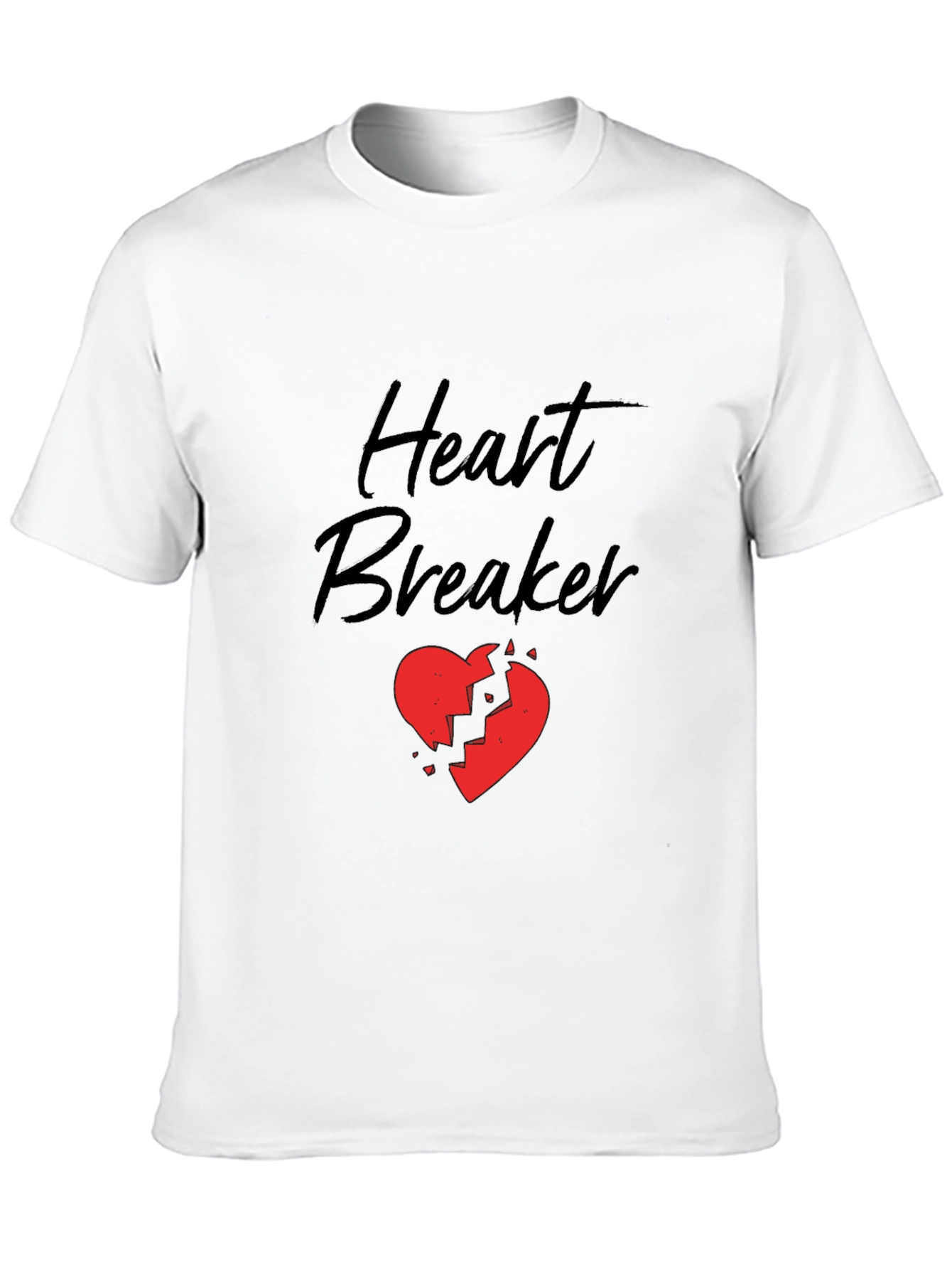 Black Heart Breaker Graphic Tee - Black view 10