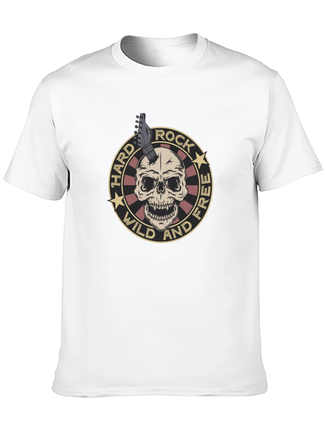 Black Hard Rock Skull Graphic Tee - Wild & Free view 10