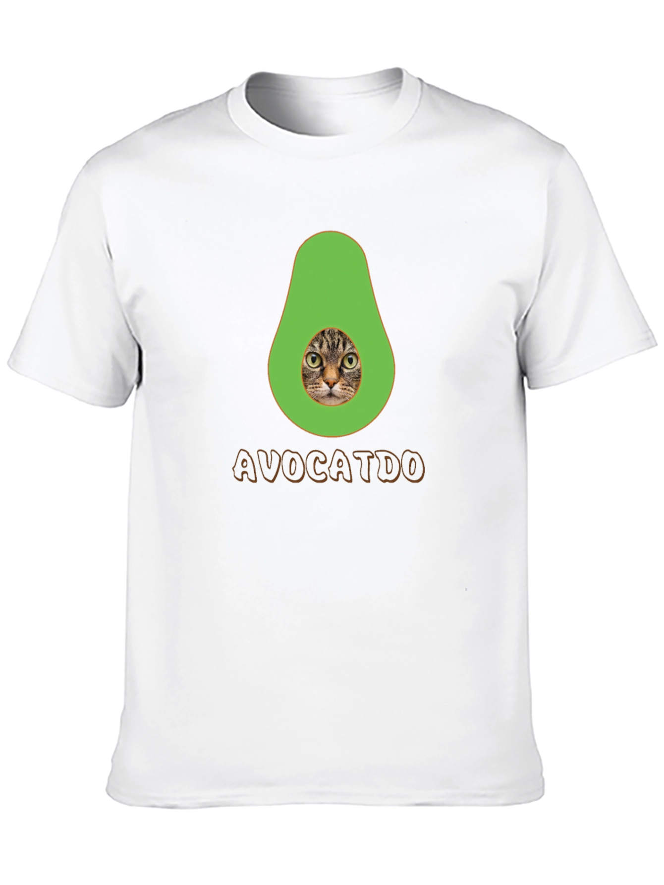 Black Avocatdo T-Shirt: Cat Avocado Pun Tee view 10