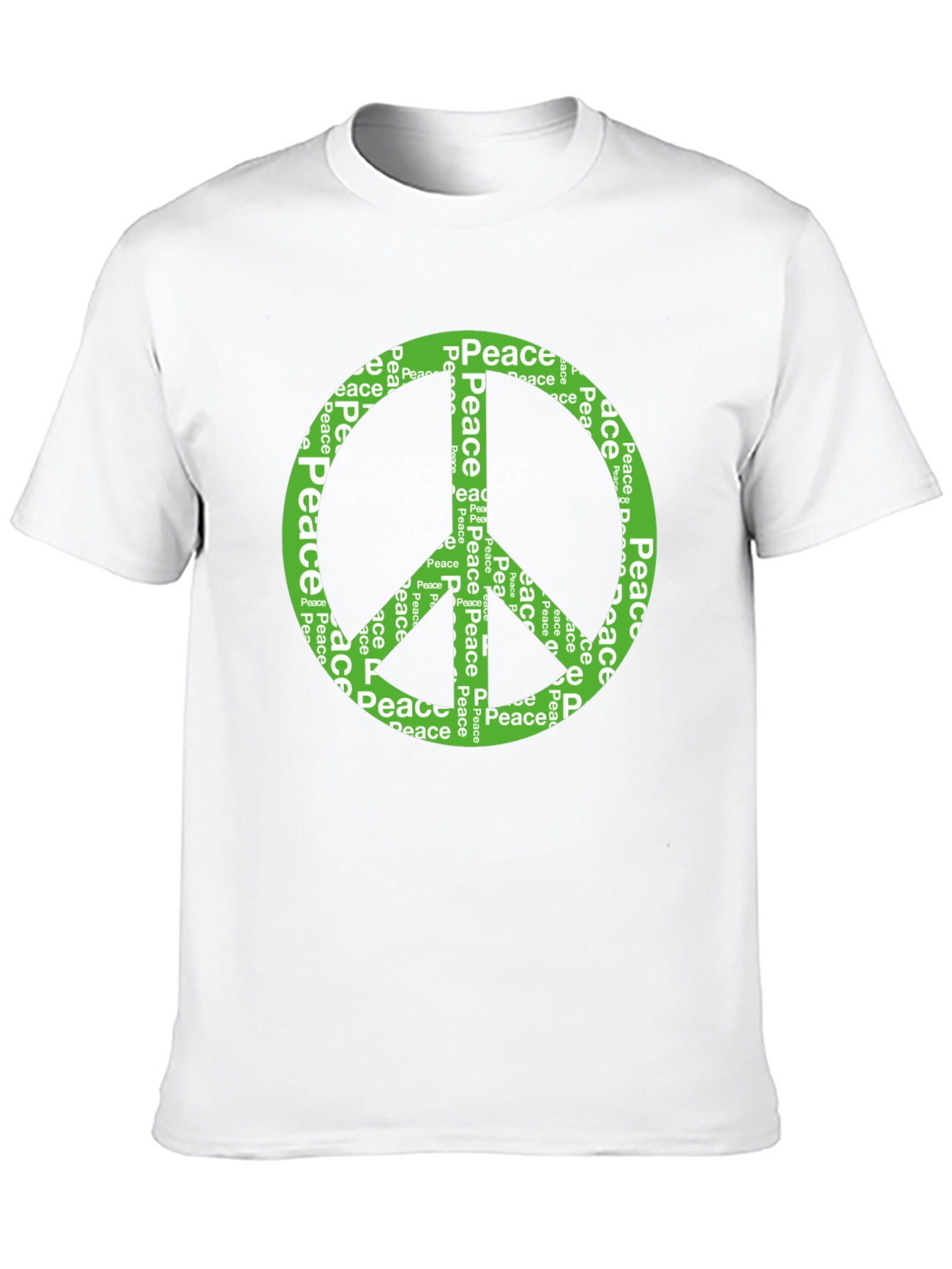 Black Peace Sign Graphic Tee - Black view 10