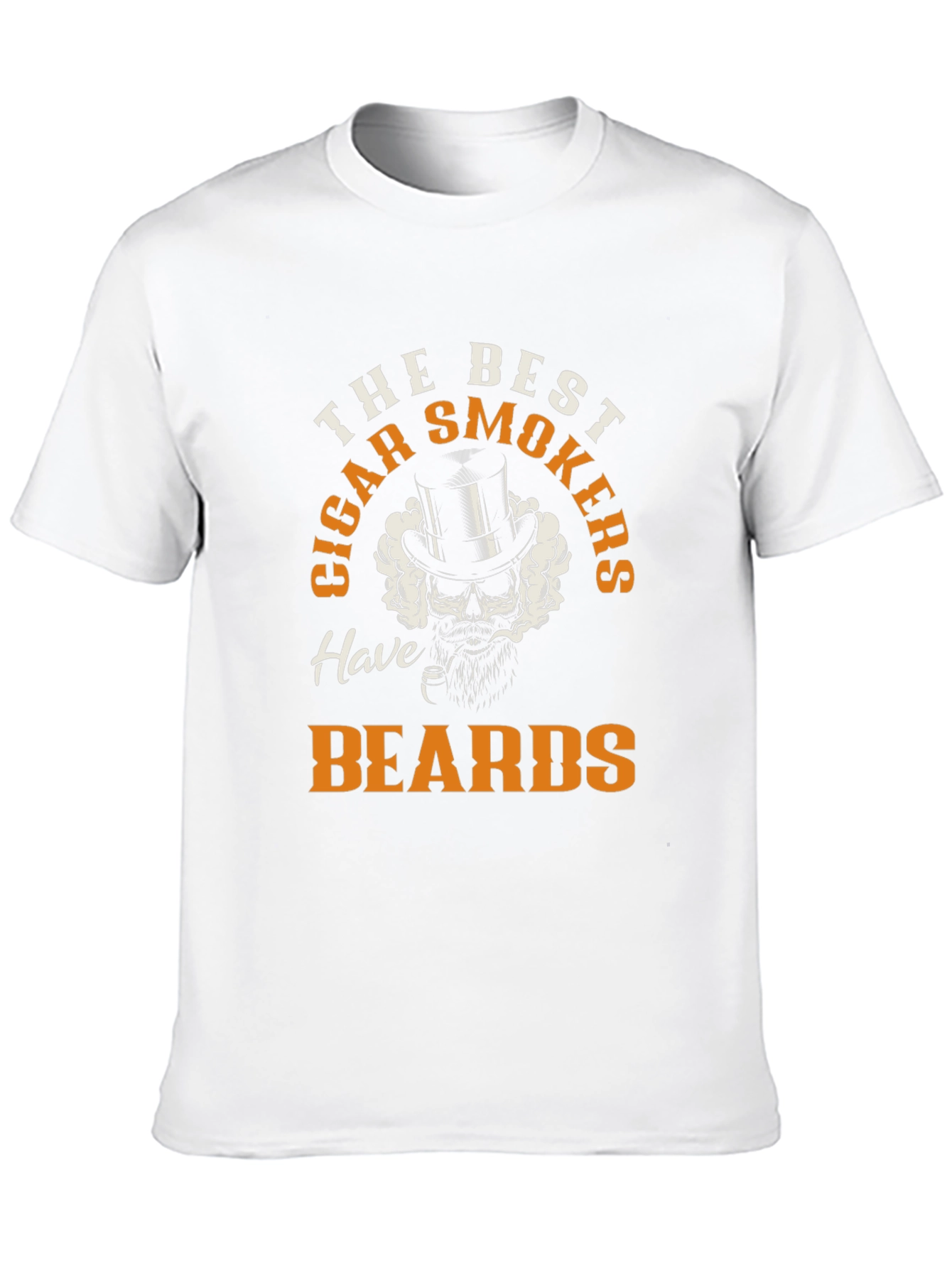 Black Cigar Smokers with Beards T-Shirt view 10