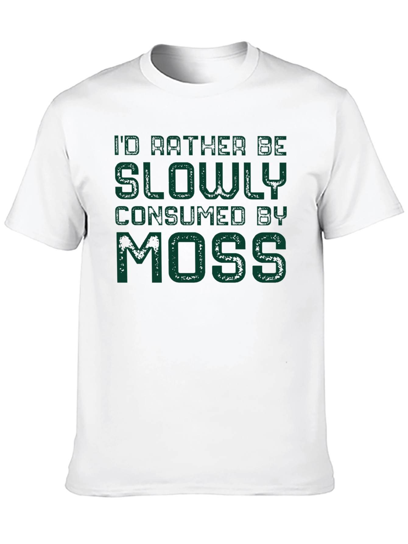 Black Moss Consumed T-Shirt - Humorous Graphic Tee view 10