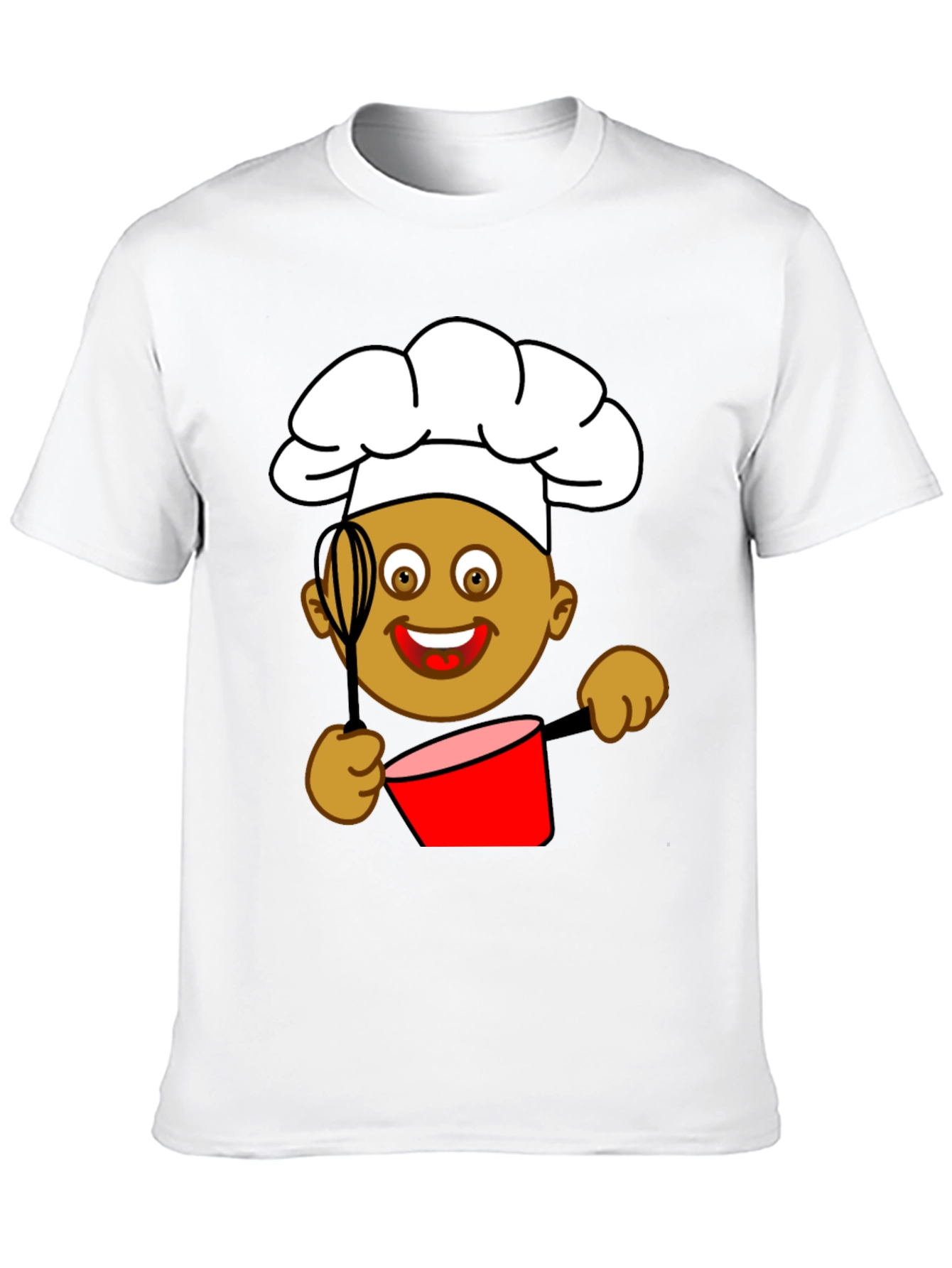 Black Chef Cartoon Graphic Tee view 10