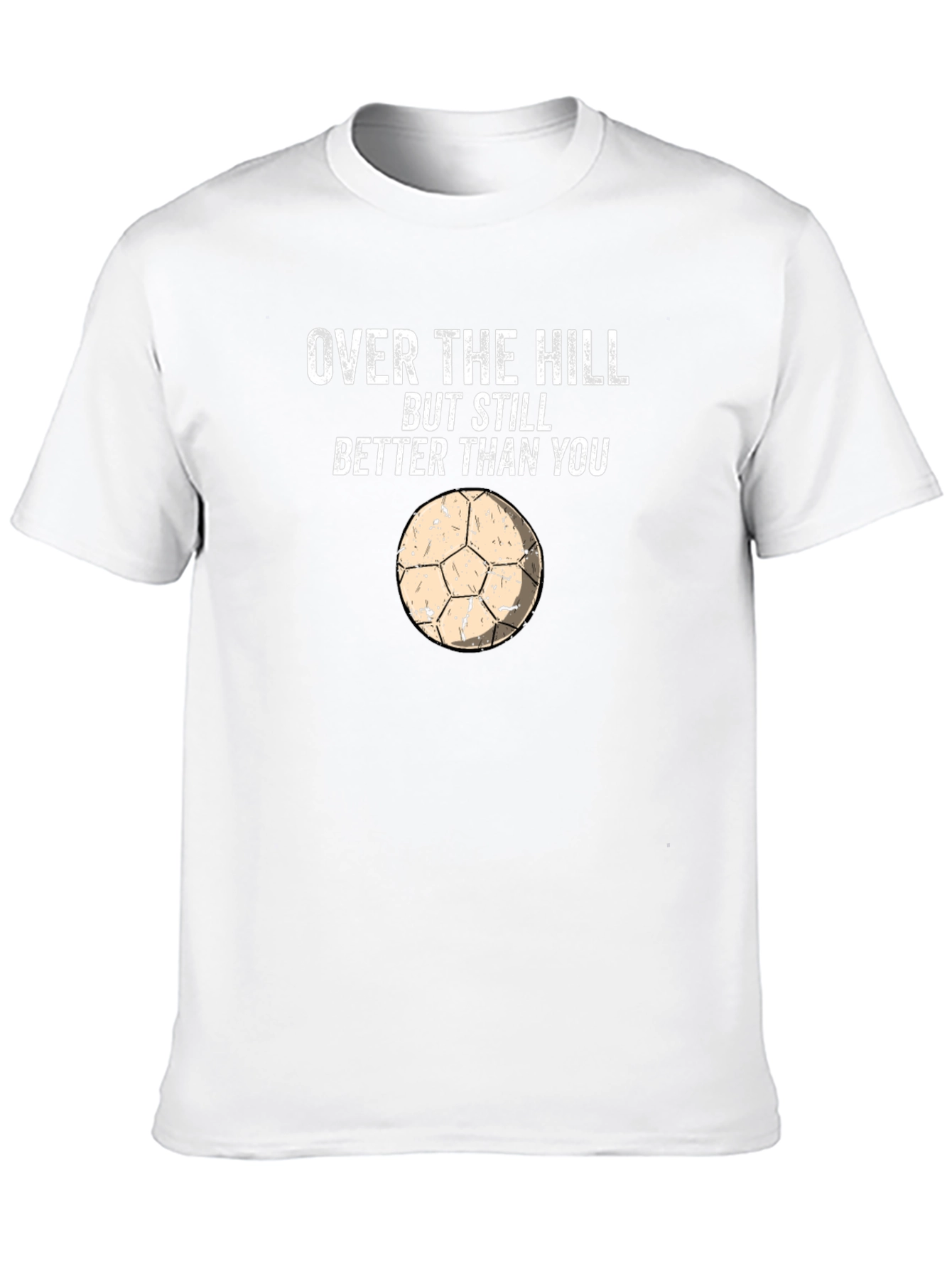Black Over The Hill Humor Graphic T-Shirt view 10