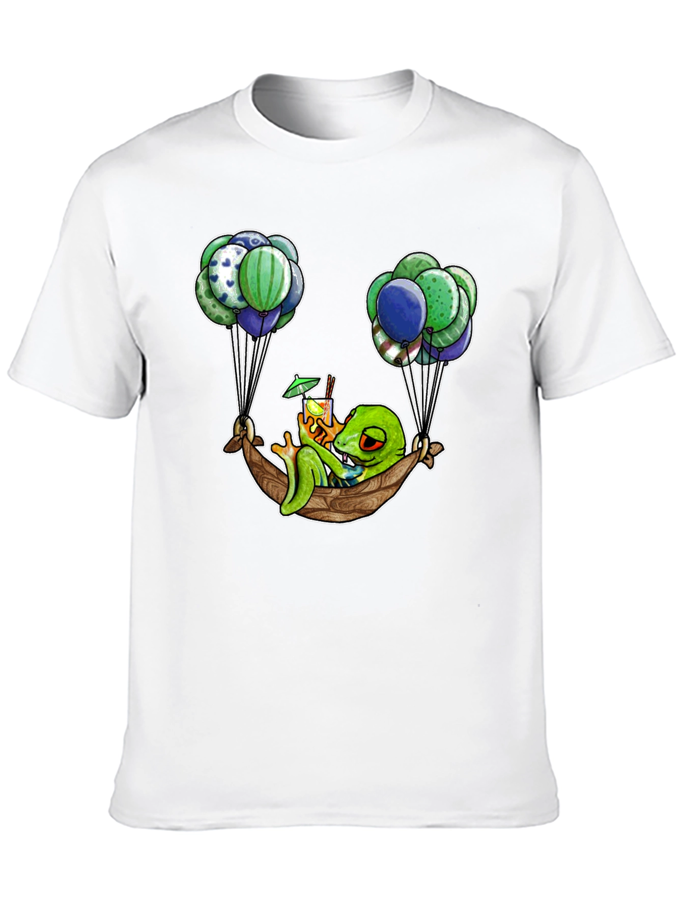 Black Chill Gecko Hammock T-Shirt view 10