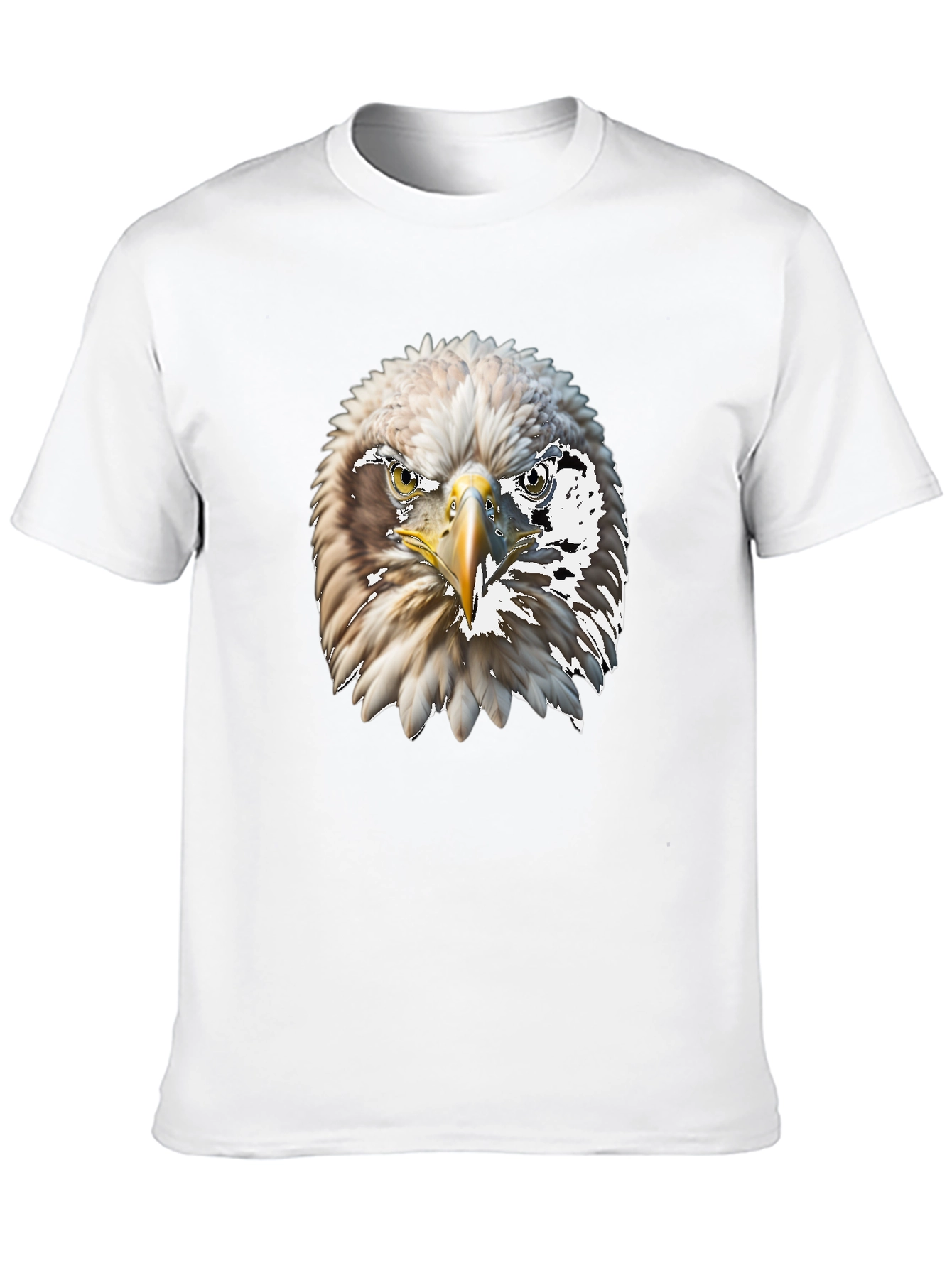 Black Eagle Graphic Tee - Bold Bird of Prey Design view 10