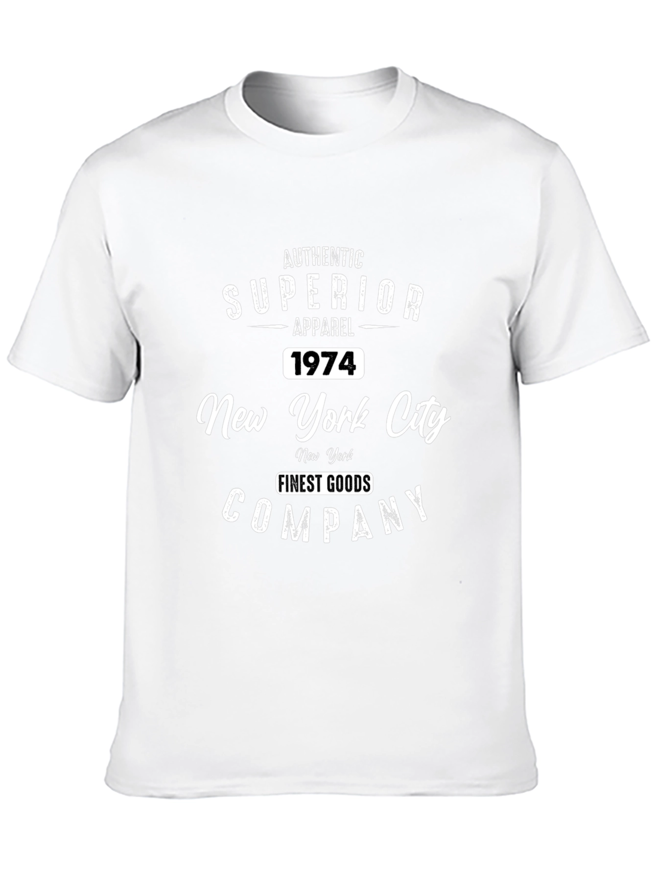 Black Superior Apparel 1974 New York City T-Shirt view 10