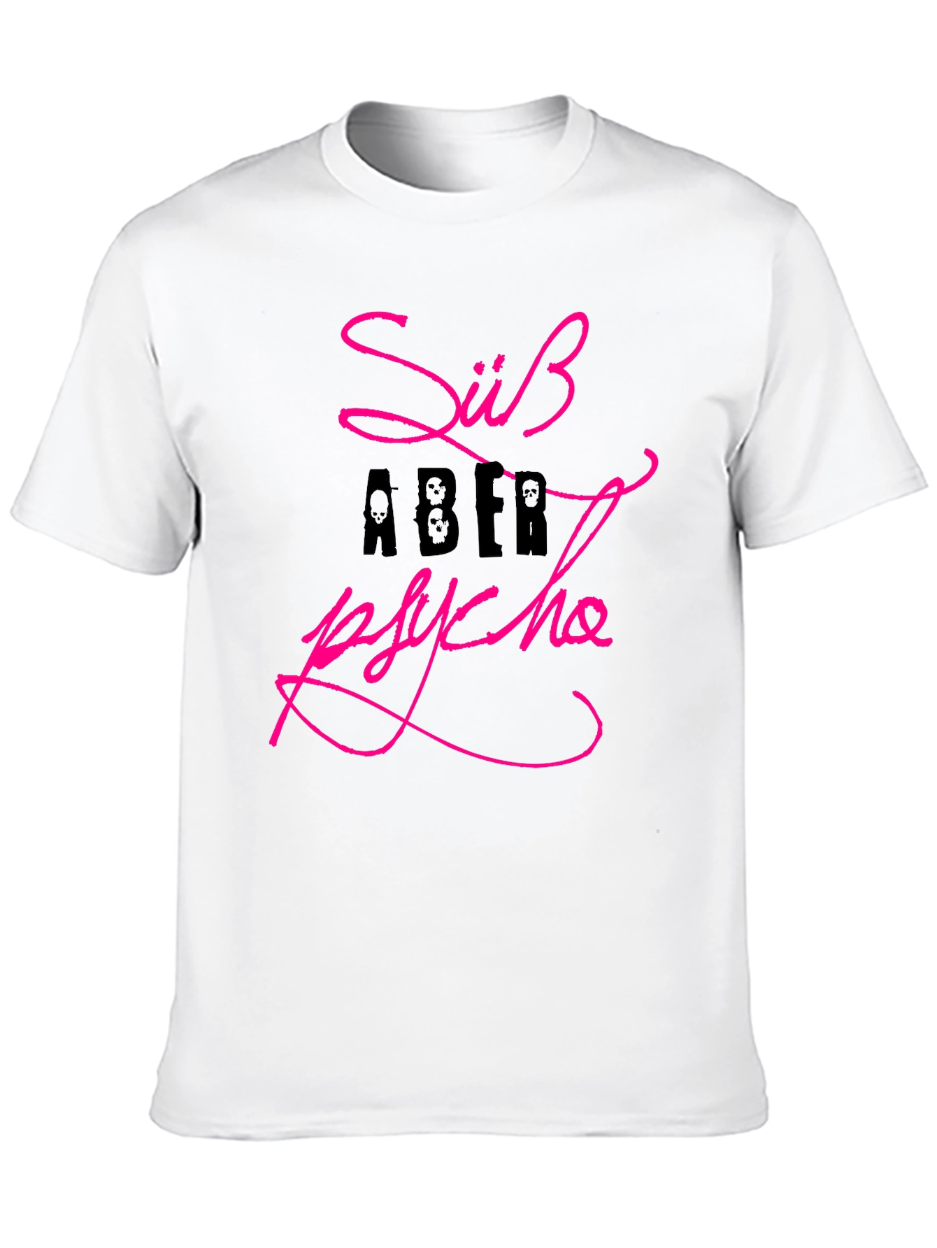 Black Süß Aber Psycho Graphic Tee view 10