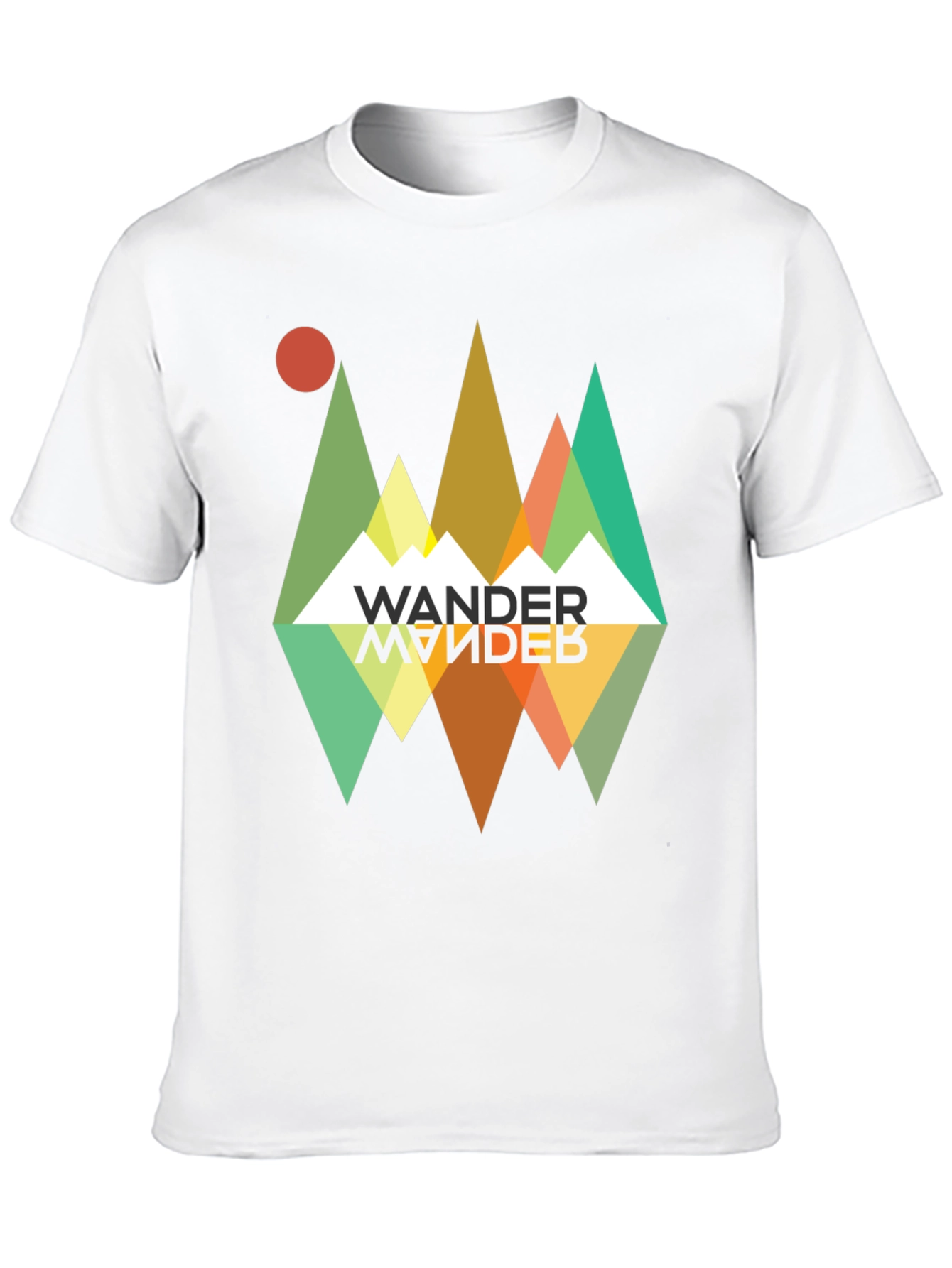 Black Wander Graphic Tee - Retro Mountain Adventure view 10