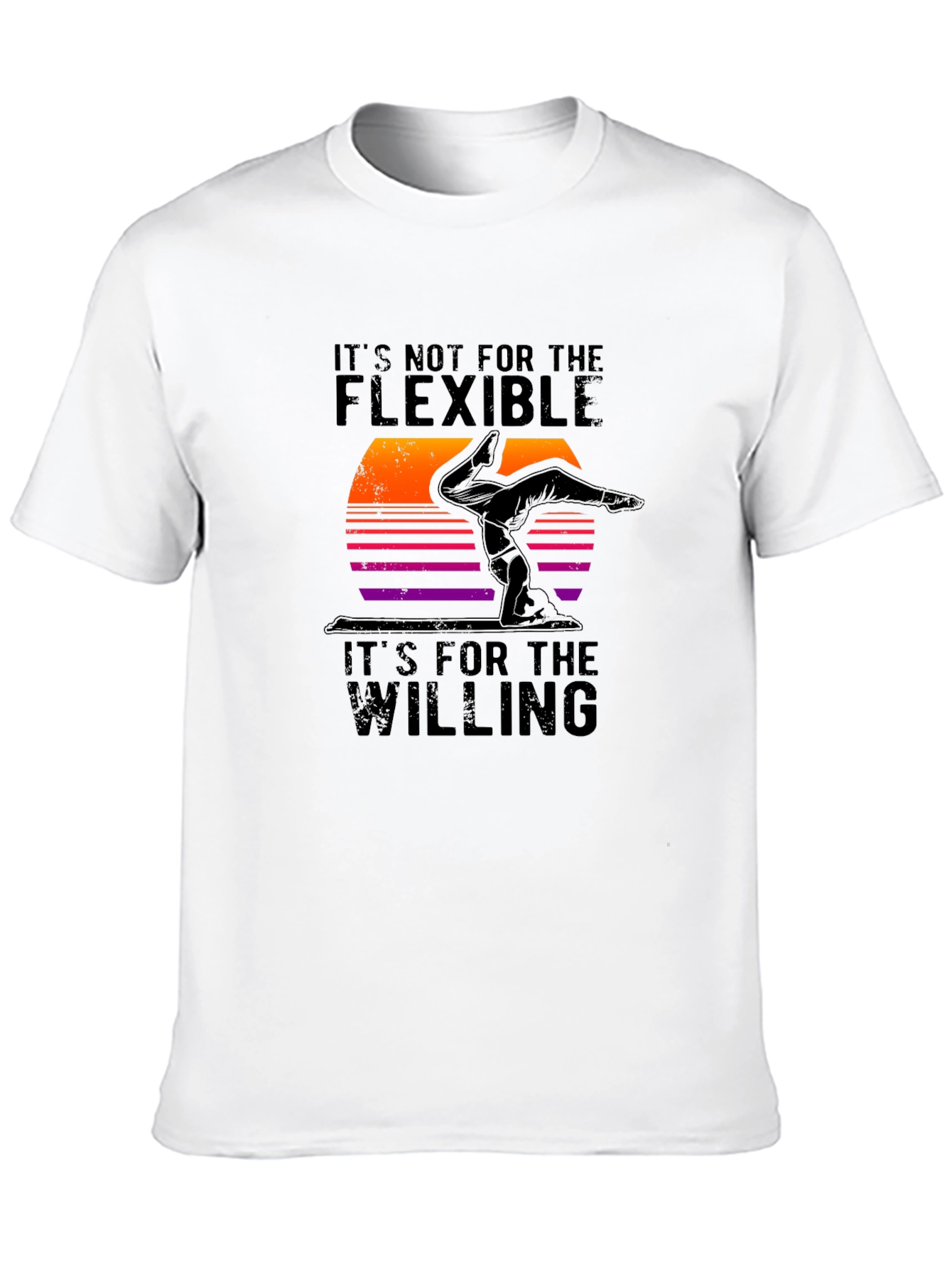 Black Flexible to Willing Retro Graphic Tee view 10
