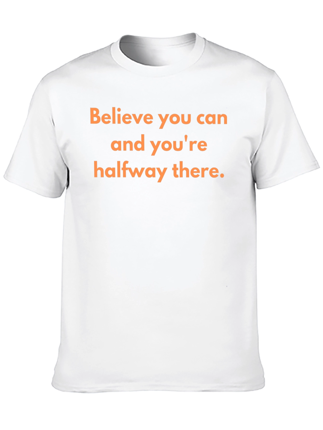 Black Motivational T-Shirt: Believe You Can Succeed! view 10