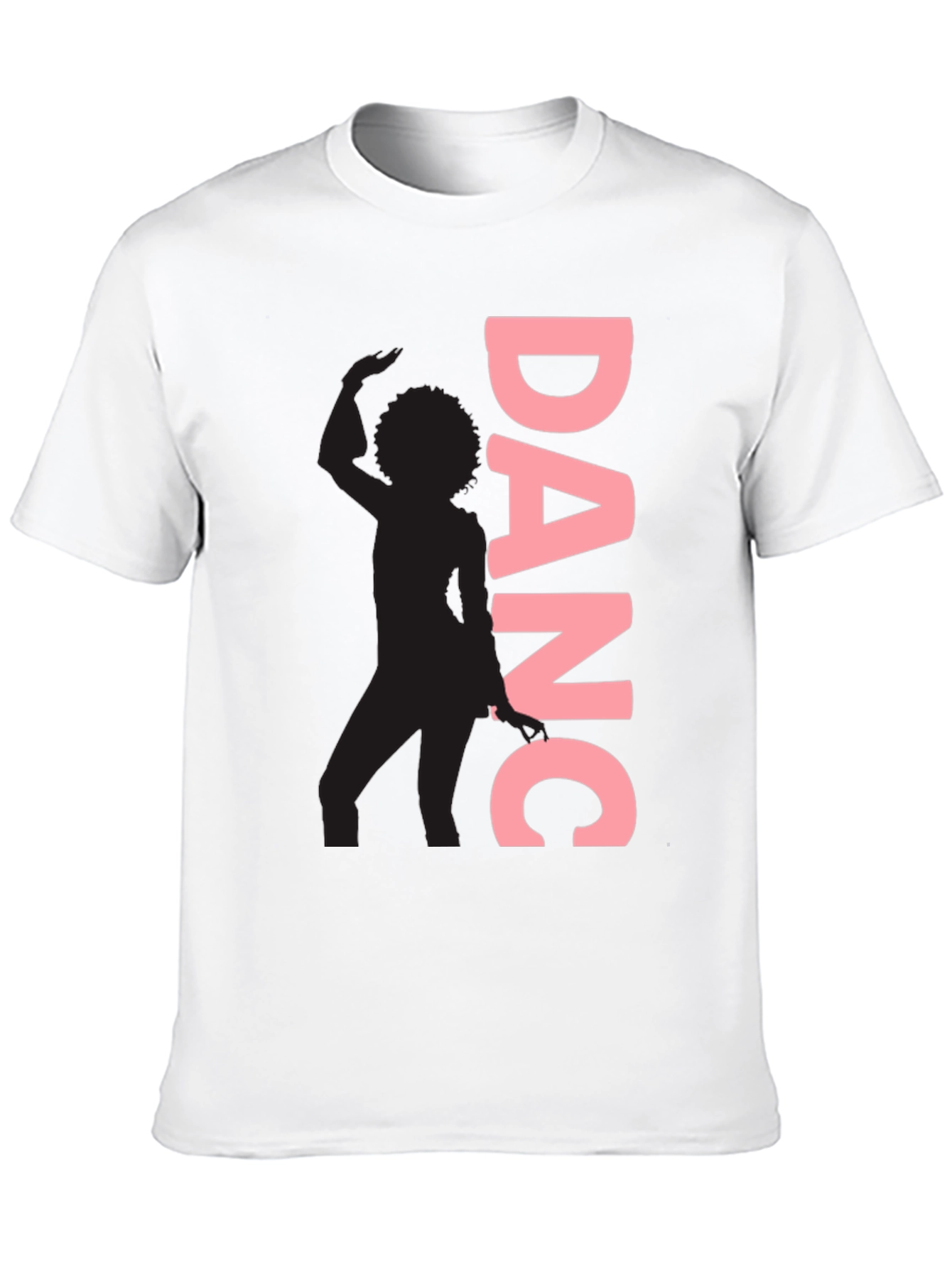 Black Dance Silhouette T-Shirt - Stylish & Trendy Black Tee view 10