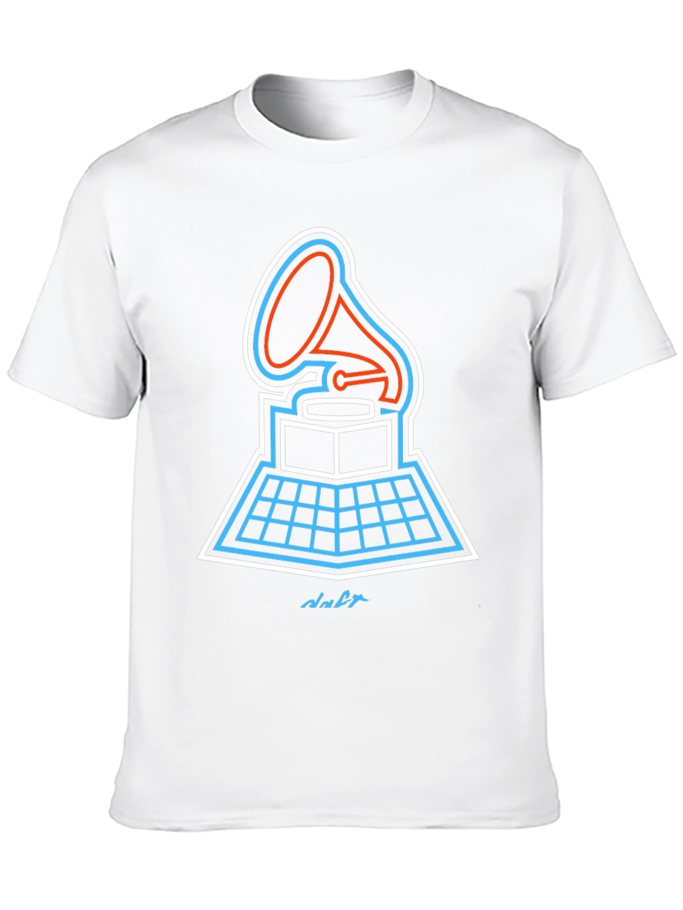 Black Retro Gramophone T-Shirt - Cool Music Lover Tee view 10