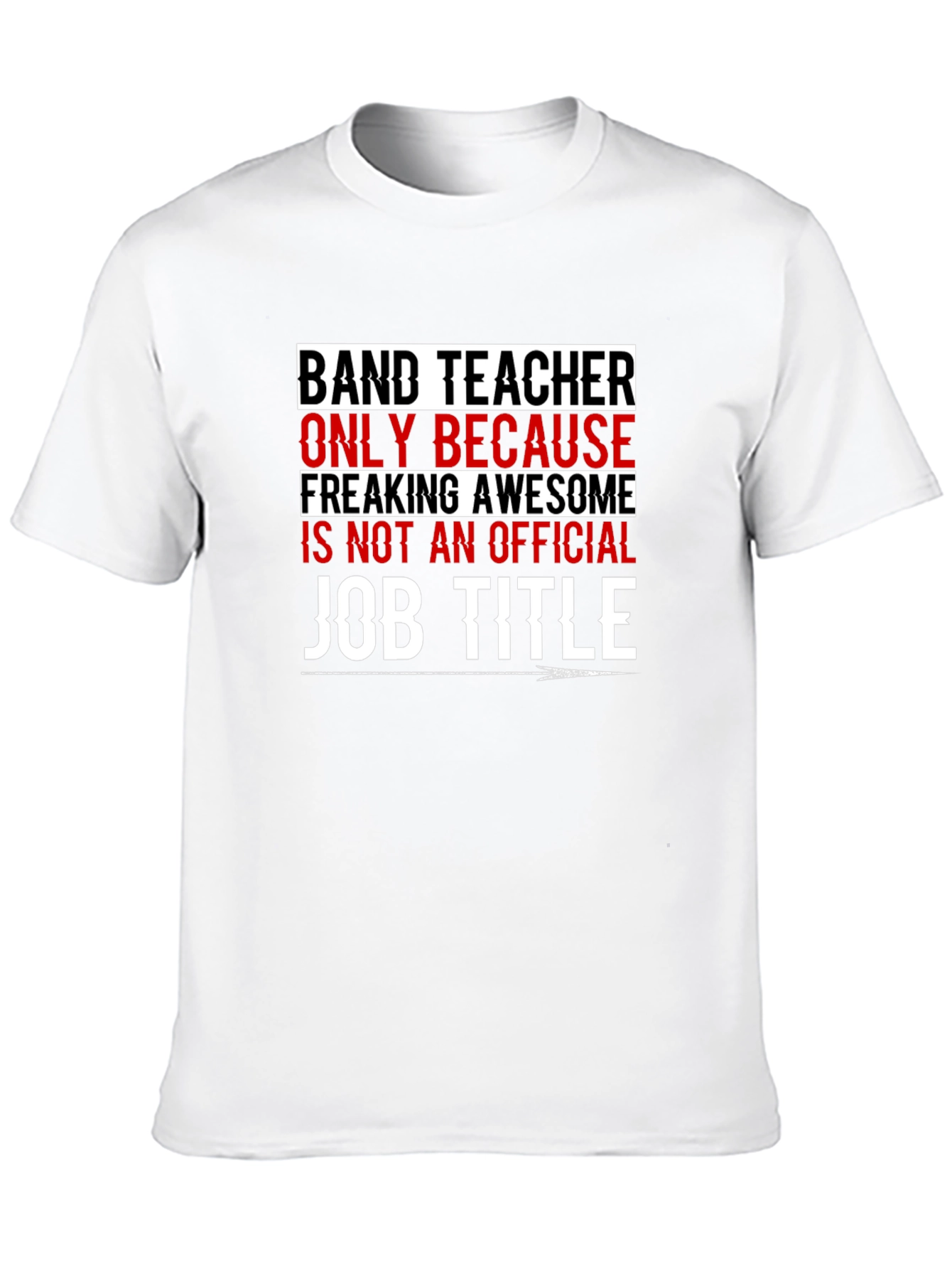 Black Band Teacher Funny T-Shirt view 10