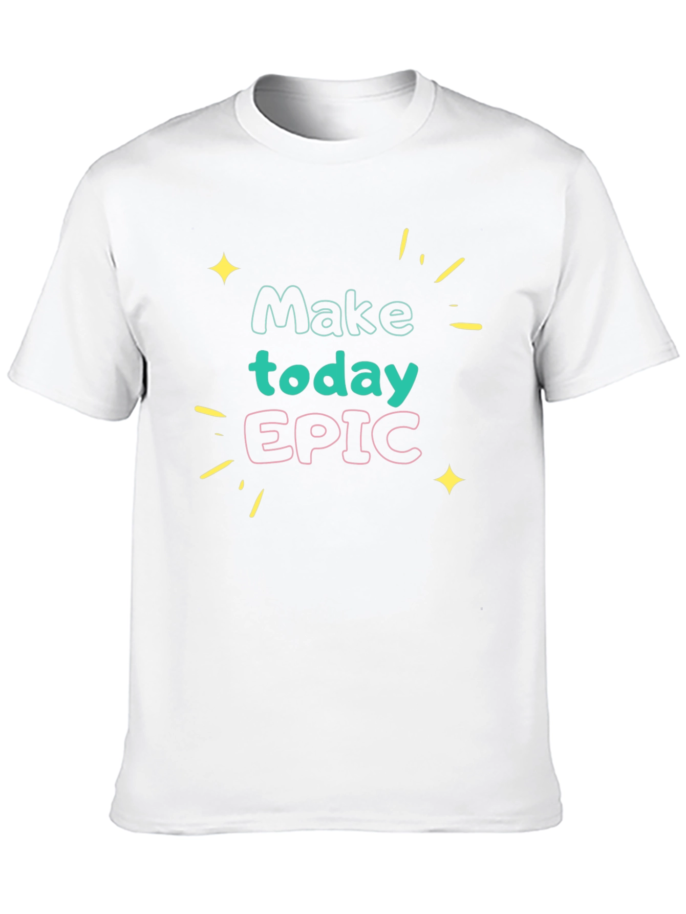 Black Make Today Epic Black Graphic Tee view 10