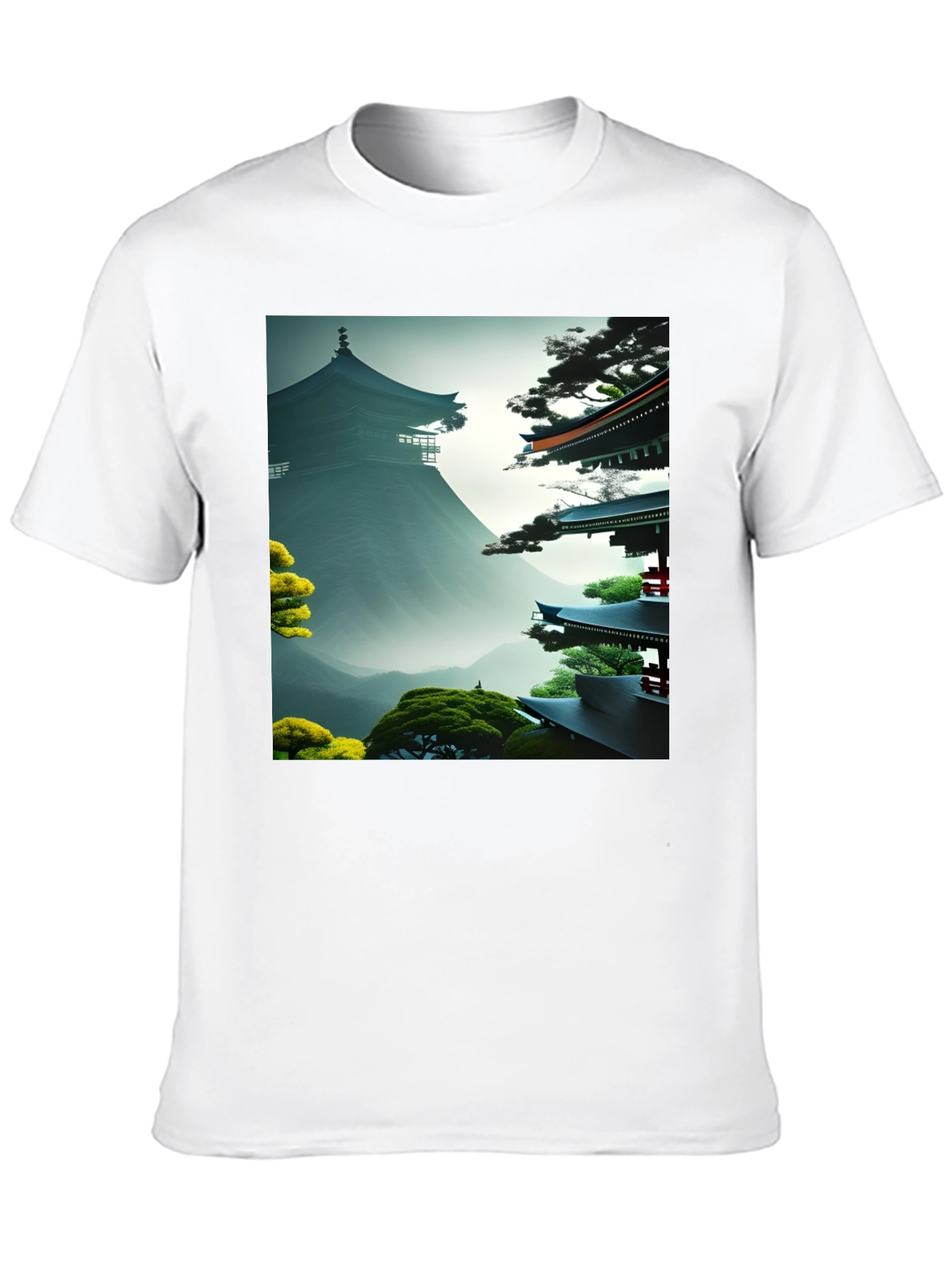 Black Zen Garden Graphic Tee - Unisex Soft Cotton view 10