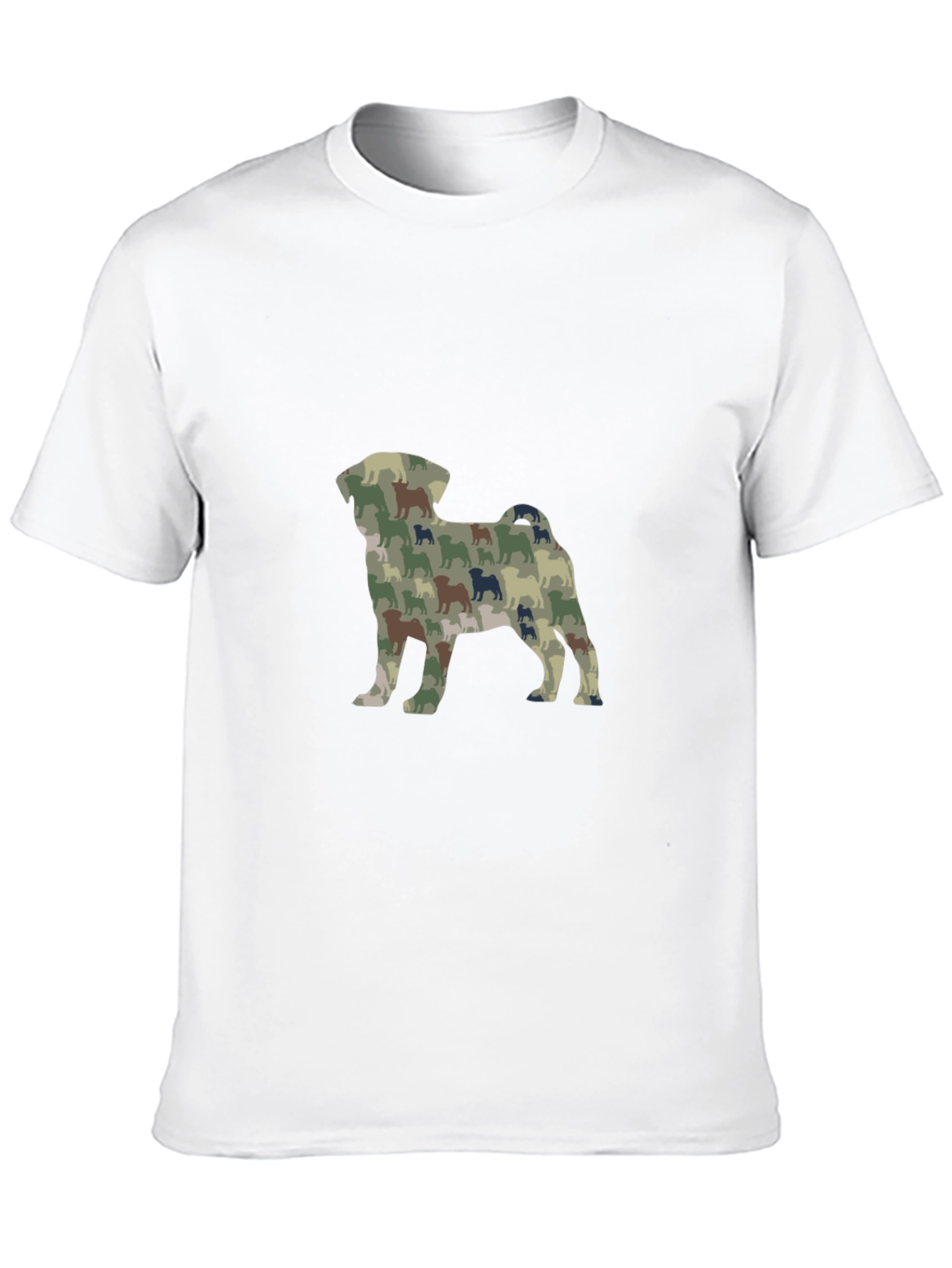 Black Dog Camo Print Black T-Shirt view 10