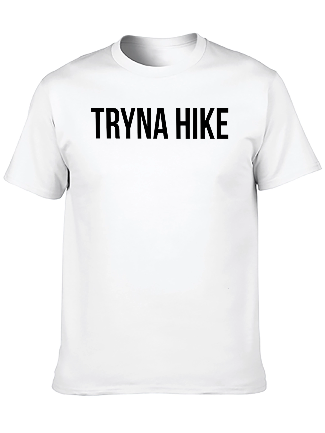 Black Tryna Hike Graphic Tee - Black view 10