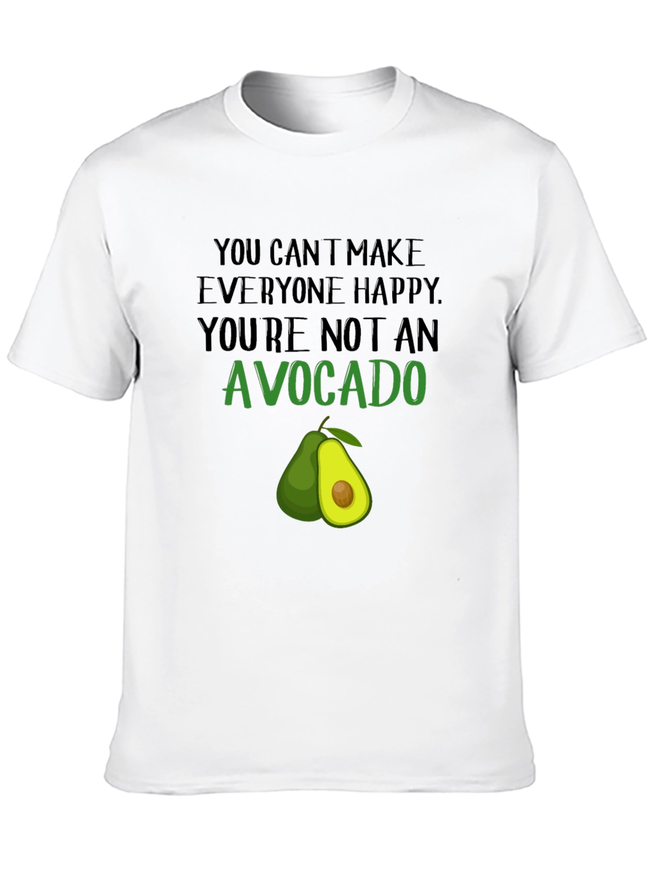 Black Avocado Graphic Tee - Funny Sarcastic T-Shirt view 10