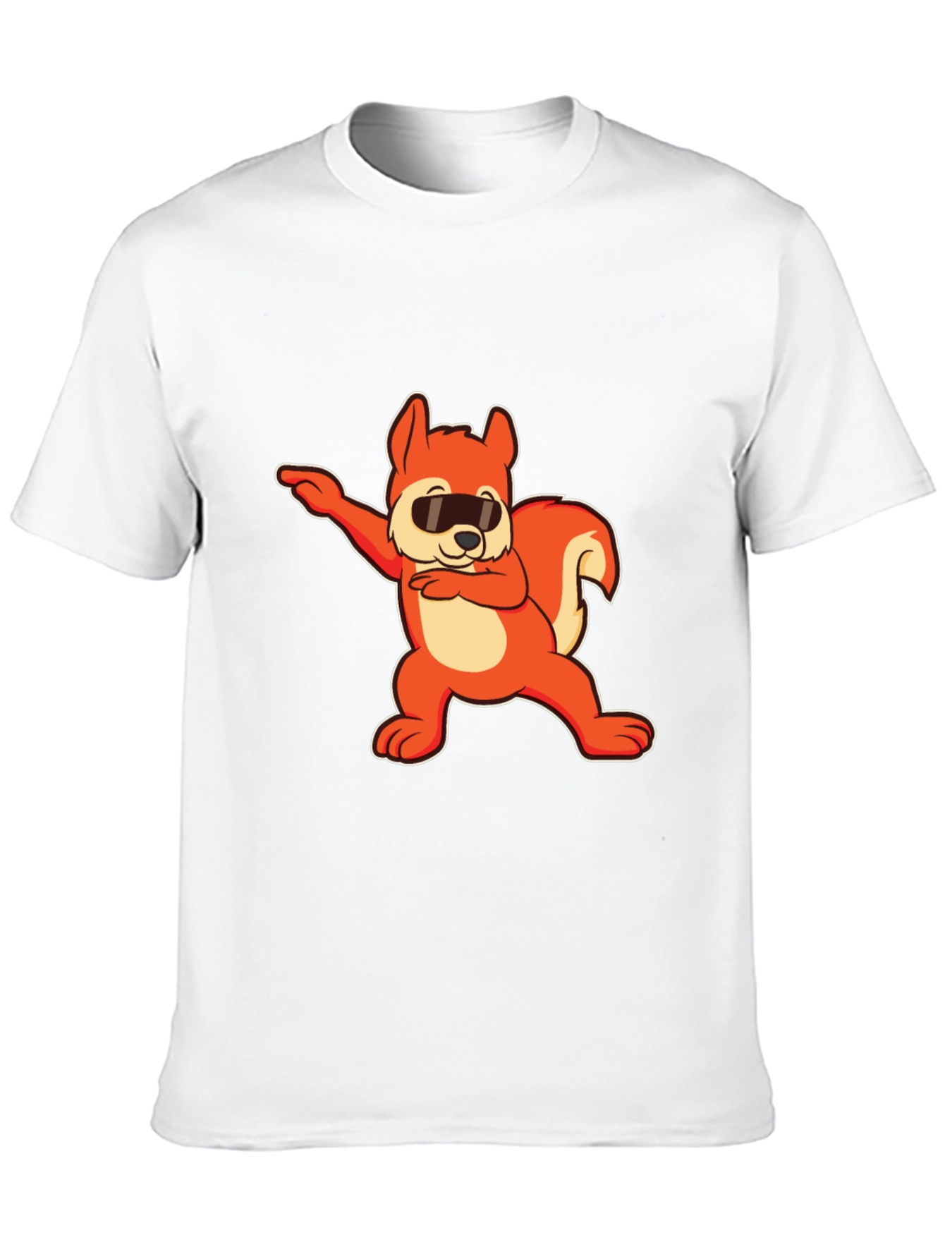 Black Dabbing Squirrel Graphic Tee - Cool & Fun view 10