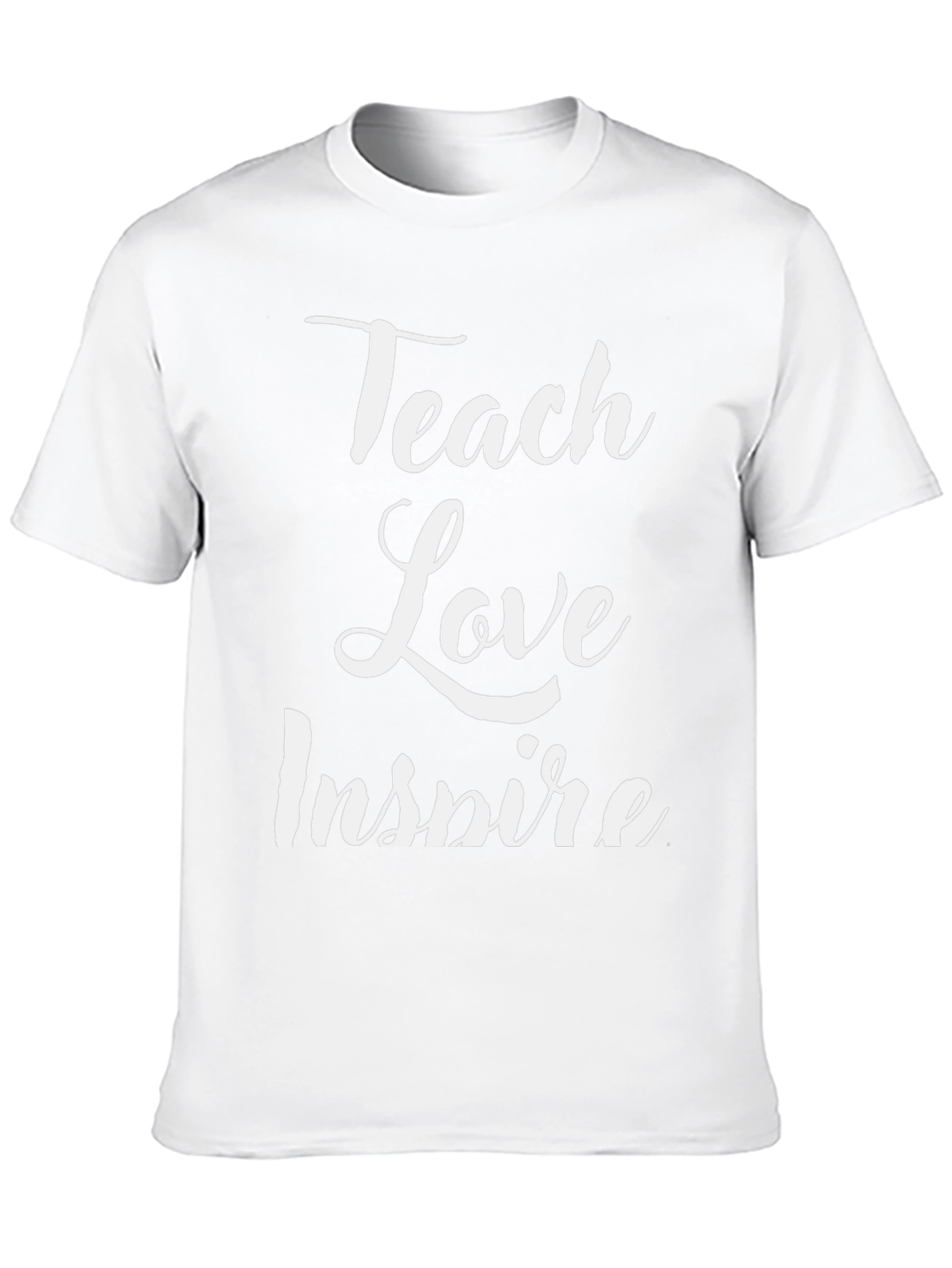 Black Teach Love Inspire T-Shirt view 10