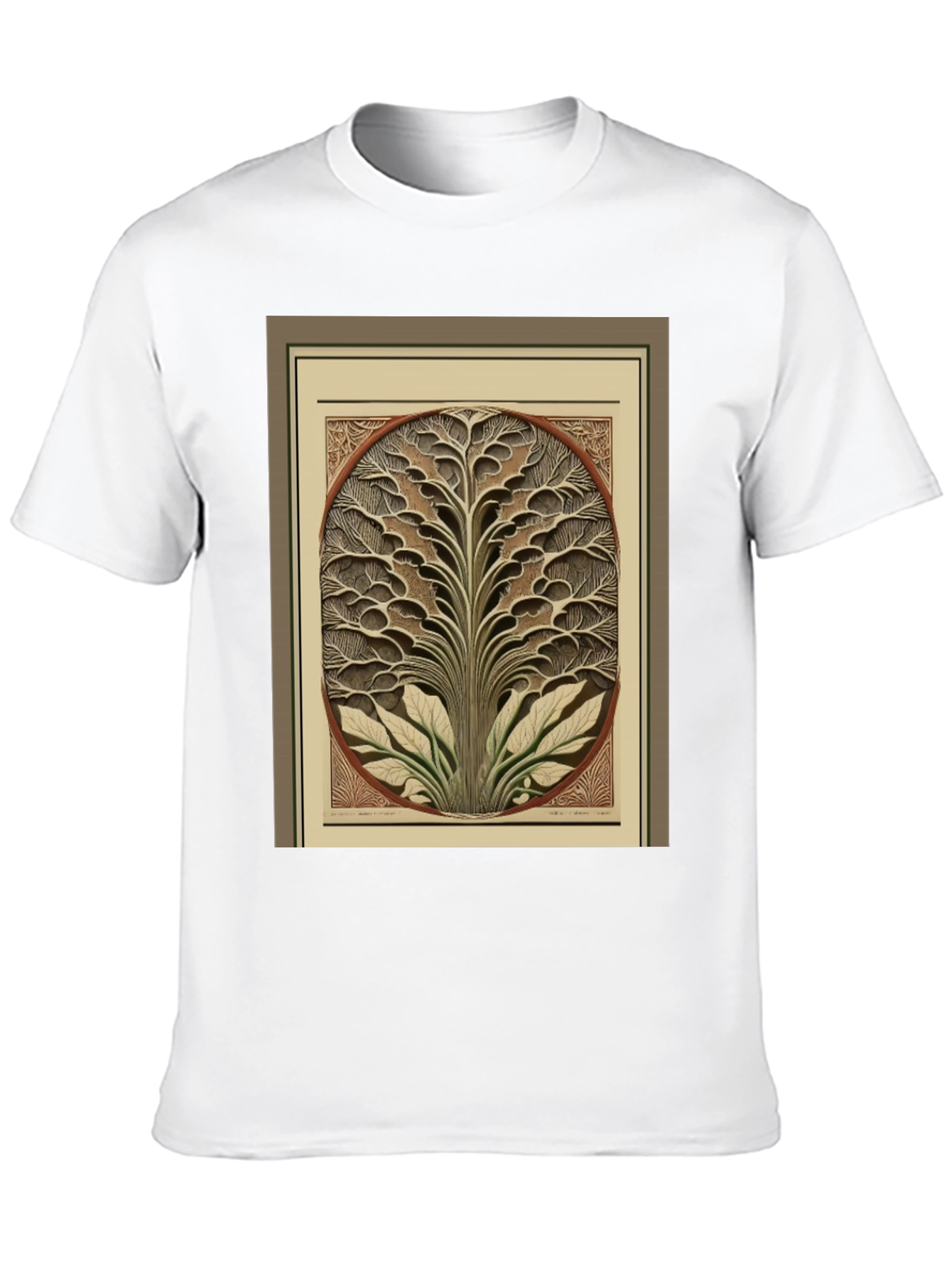 Black Arboreal Art Tee: Unique Tree Graphic T-Shirt view 10
