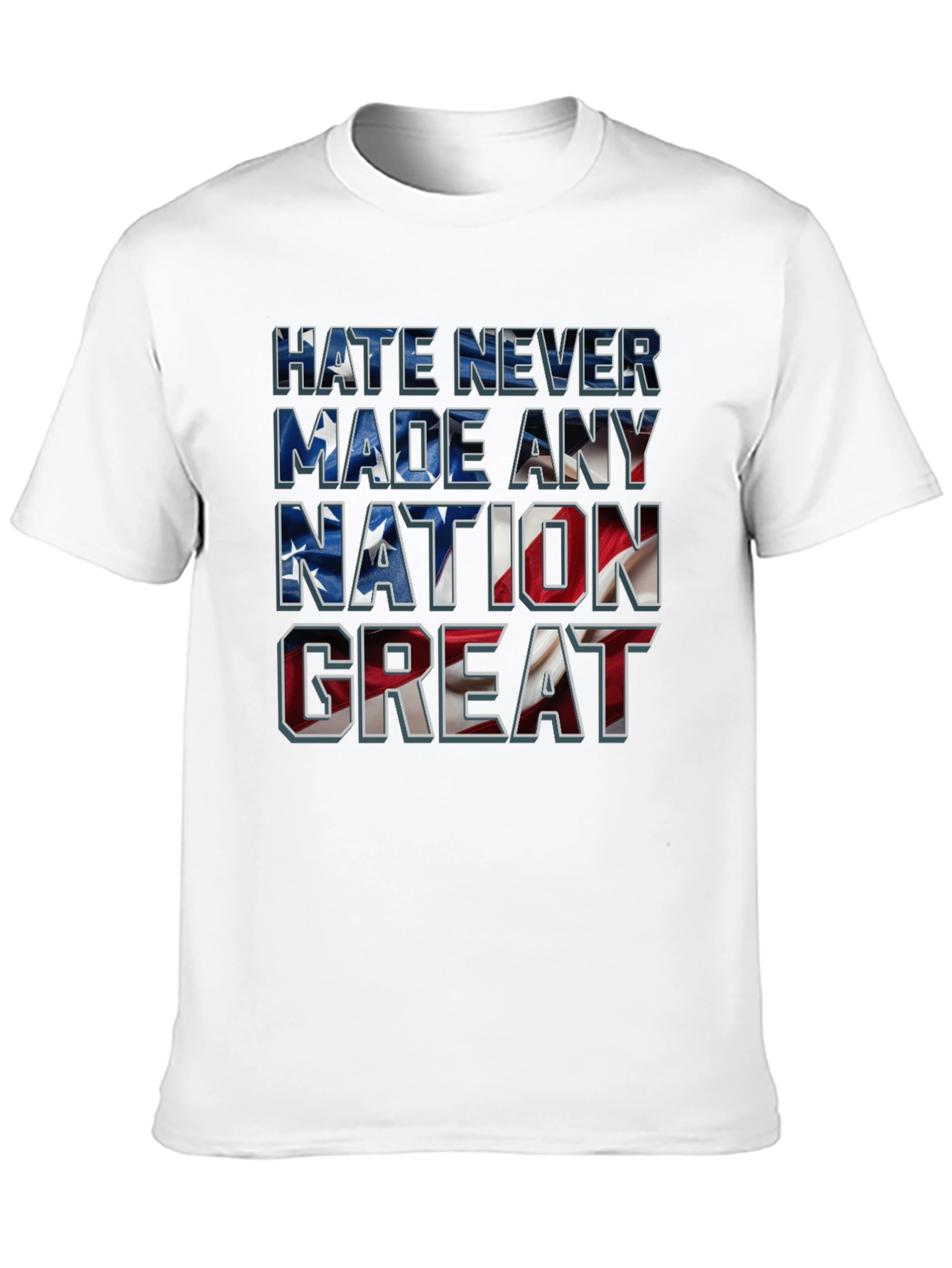 Black Hate Never Made Any Nation Great T-Shirt view 10