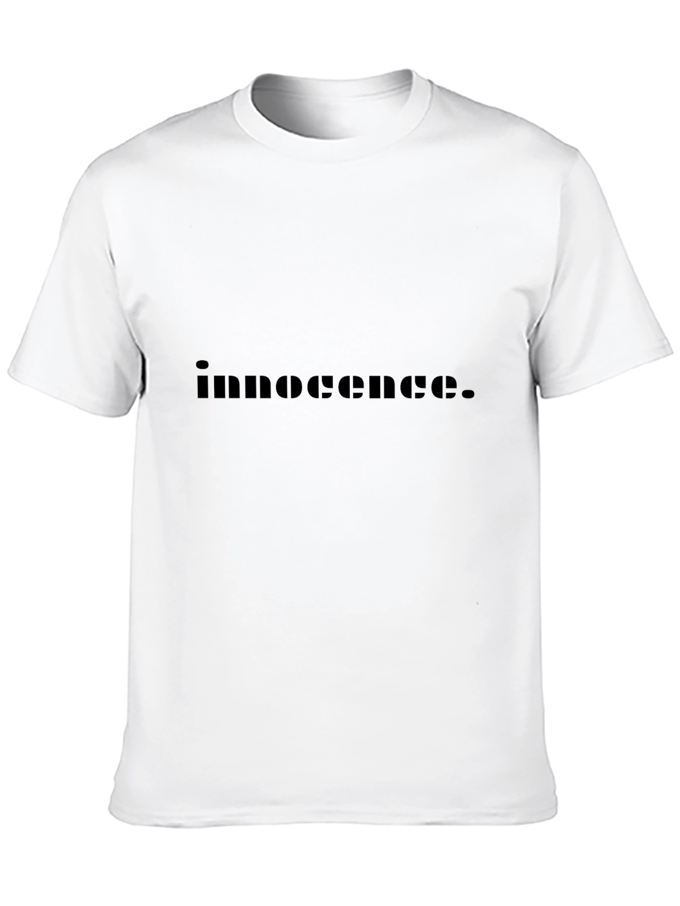Black Innocence Graphic Print Black T-Shirt view 10