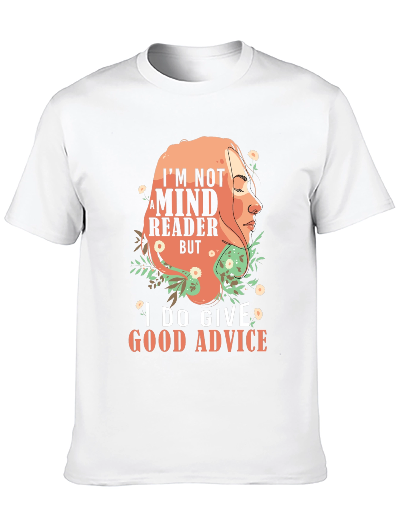 Black Mind Reader Advice Graphic Tee view 10