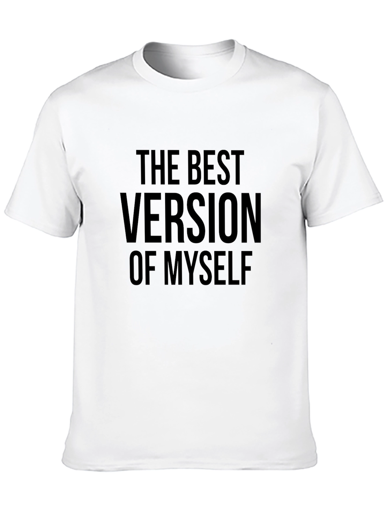Black The Best Version of Myself Graphic Tee - Black view 10