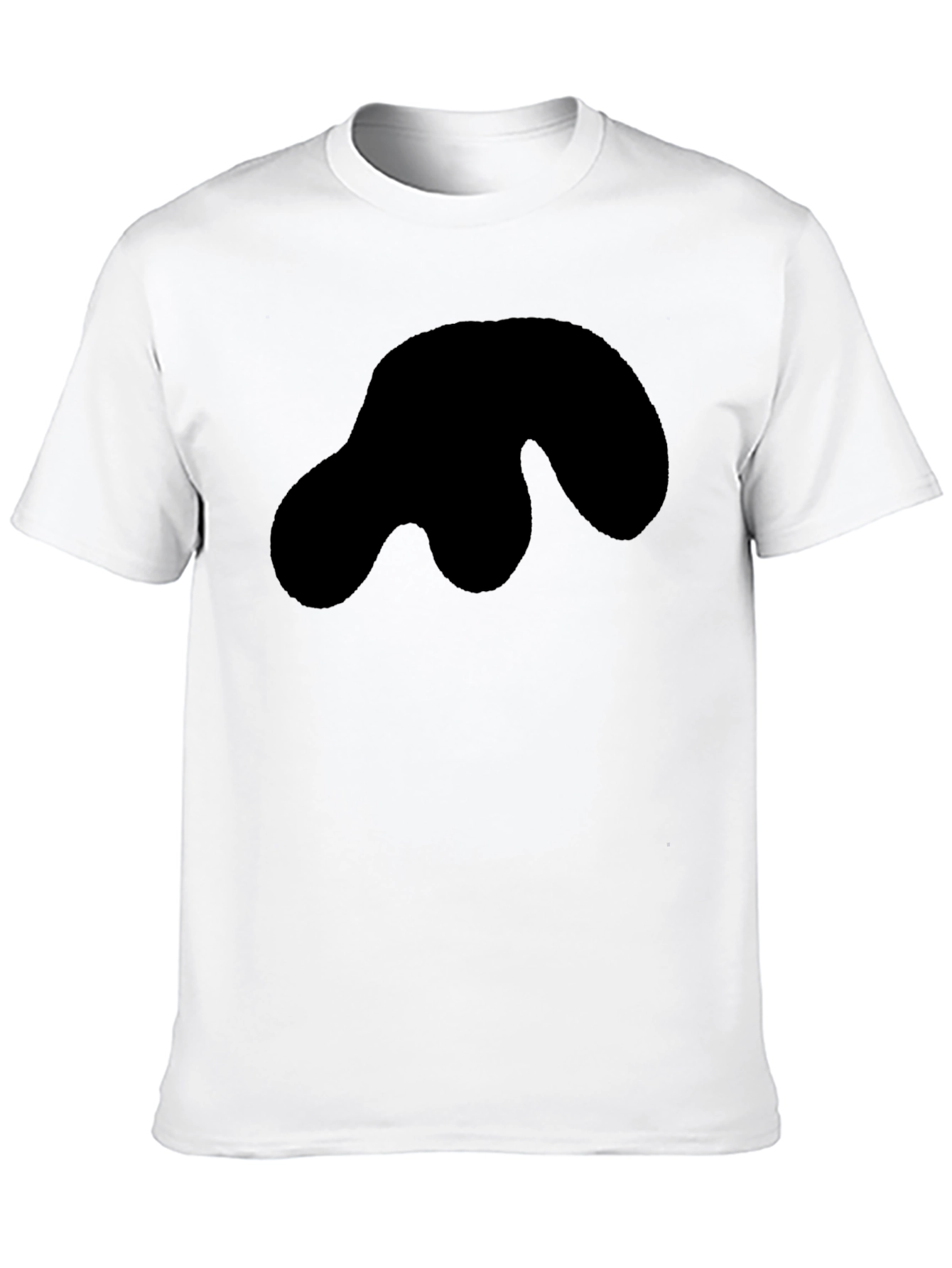 Black Bold Graphic Black T-Shirt for Men view 10