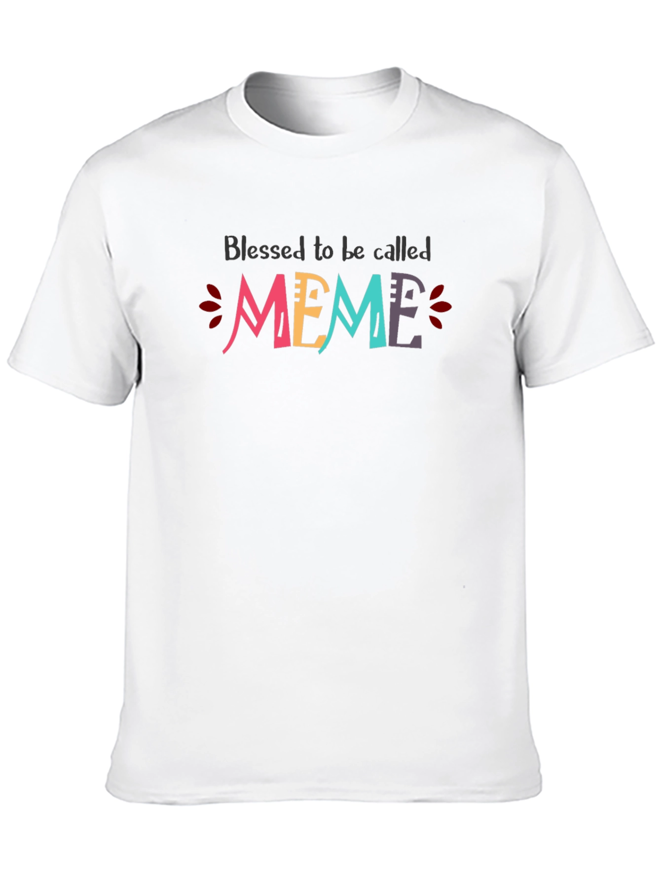 Black Blessed to be Called Meme T-Shirt - Black view 10