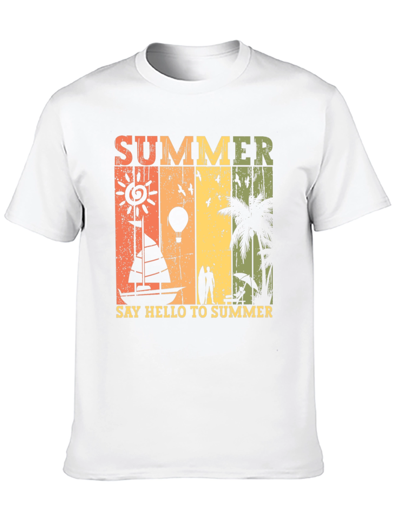 Black Summer Vacation T-Shirt: Beach Vibes Tee view 10